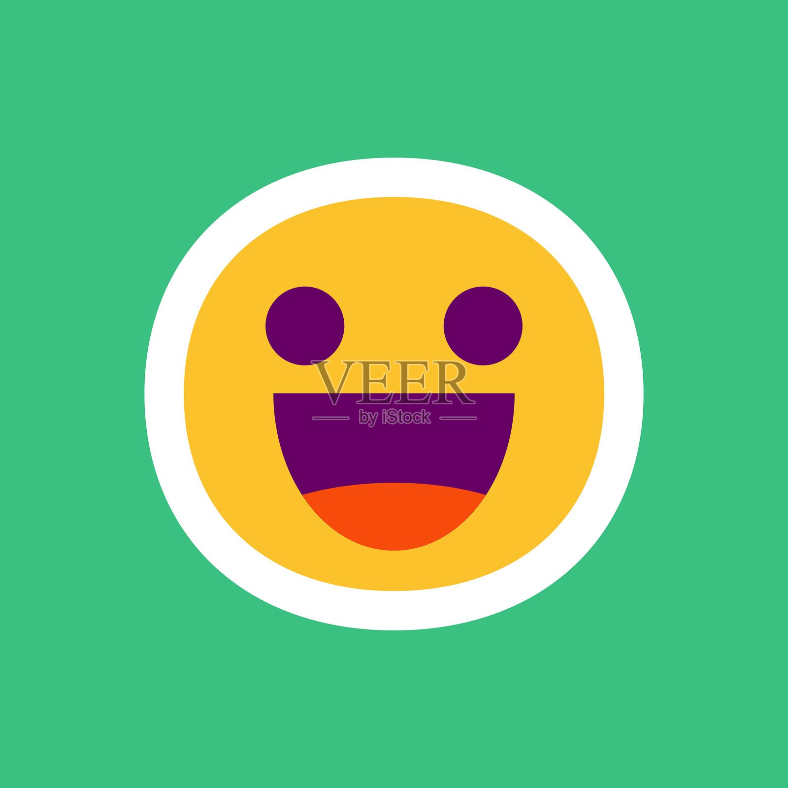 表情符号贴纸插画图片素材