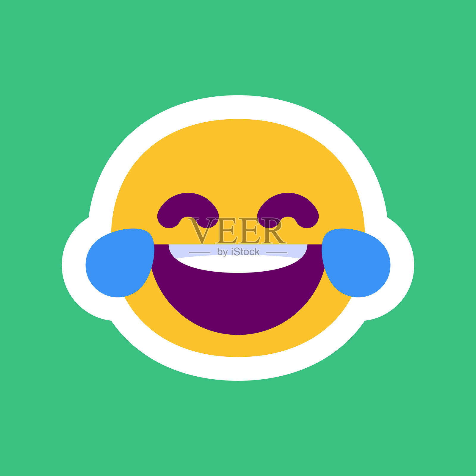 表情符号贴纸插画图片素材