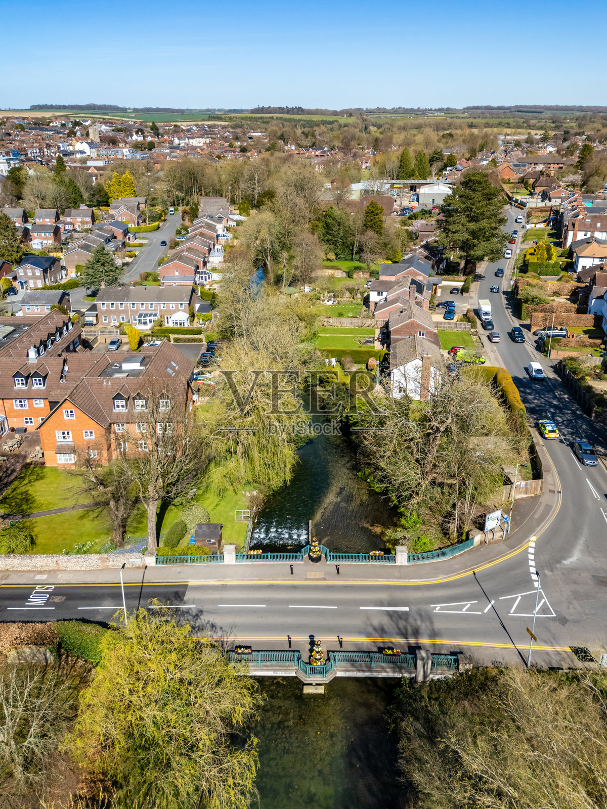 马尔堡的肯尼特河公路桥照片摄影图片
