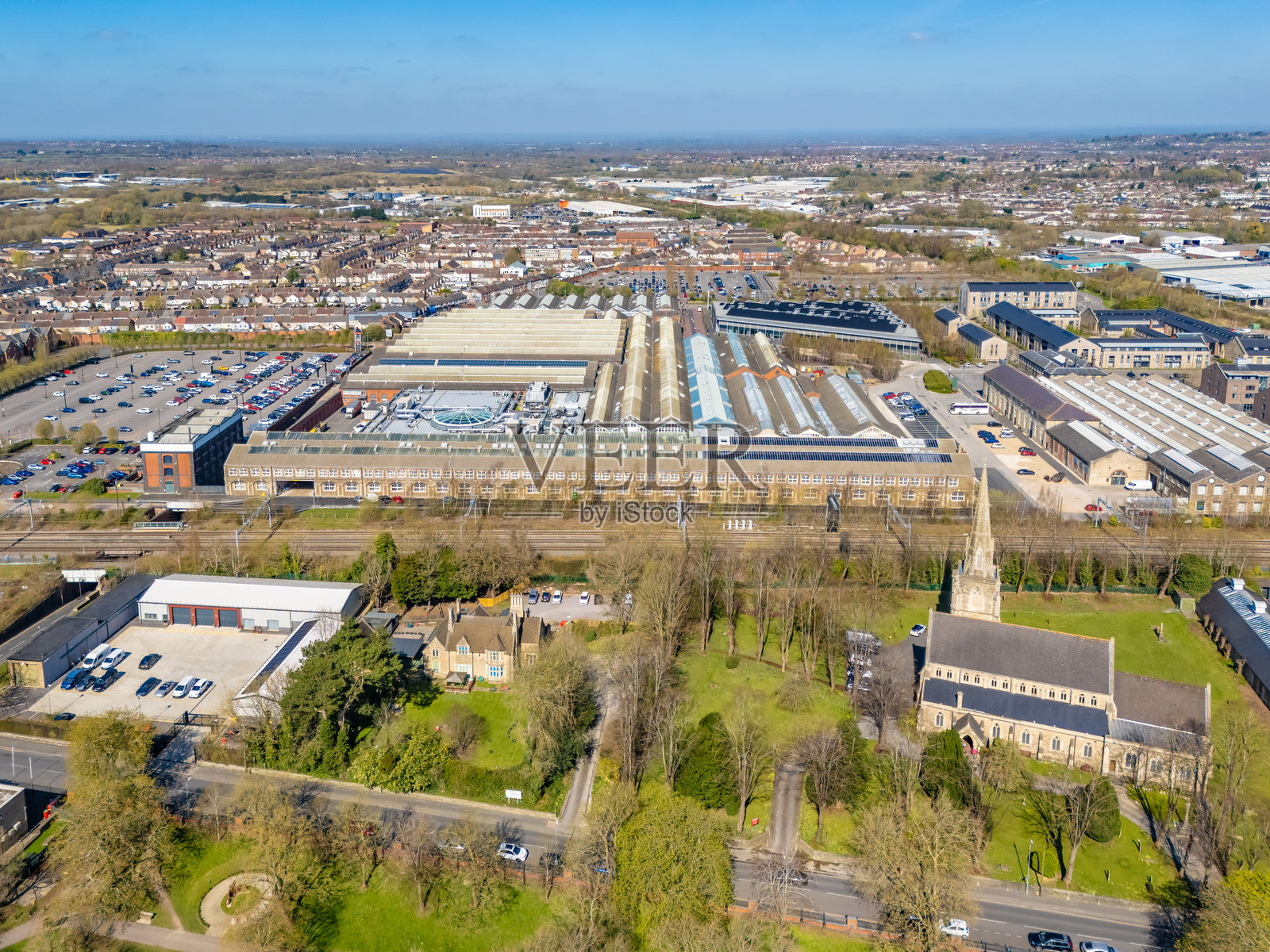 斯温顿的圣马克教堂照片摄影图片