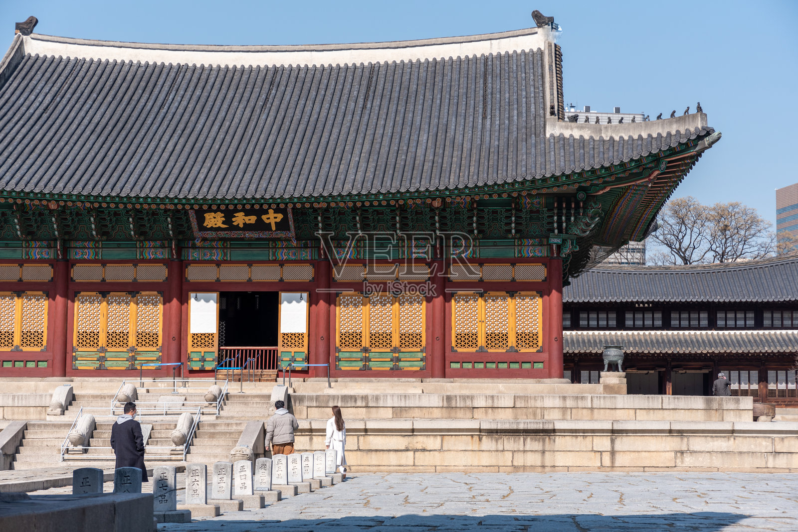 首尔，韩国的朝鲜王朝德寿宫照片摄影图片