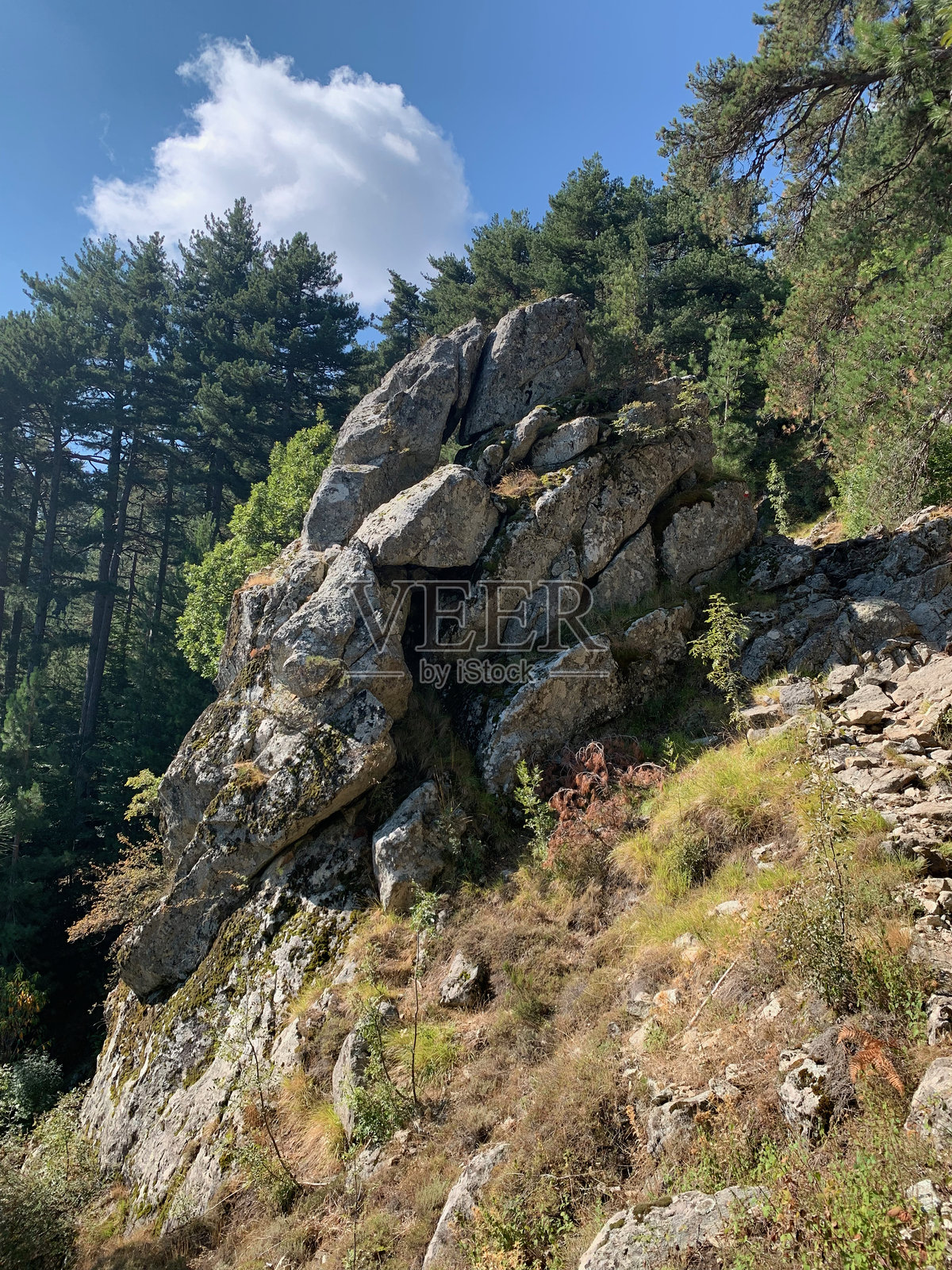 科西嘉南部的GR20步道照片摄影图片