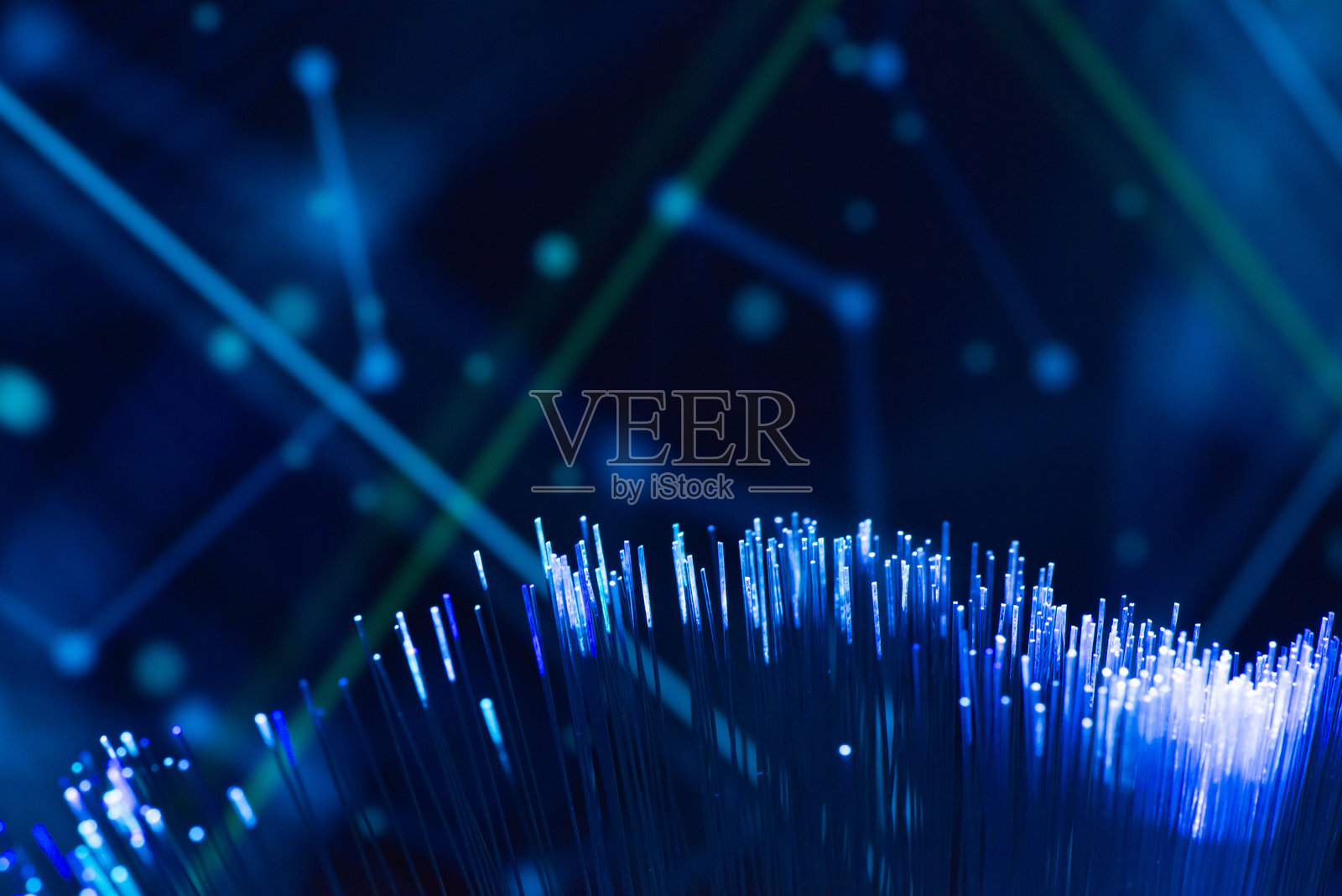 技术区块链网络连接，技术数字化网络高速互联网连接，技术数字矩阵抽象背景照片摄影图片