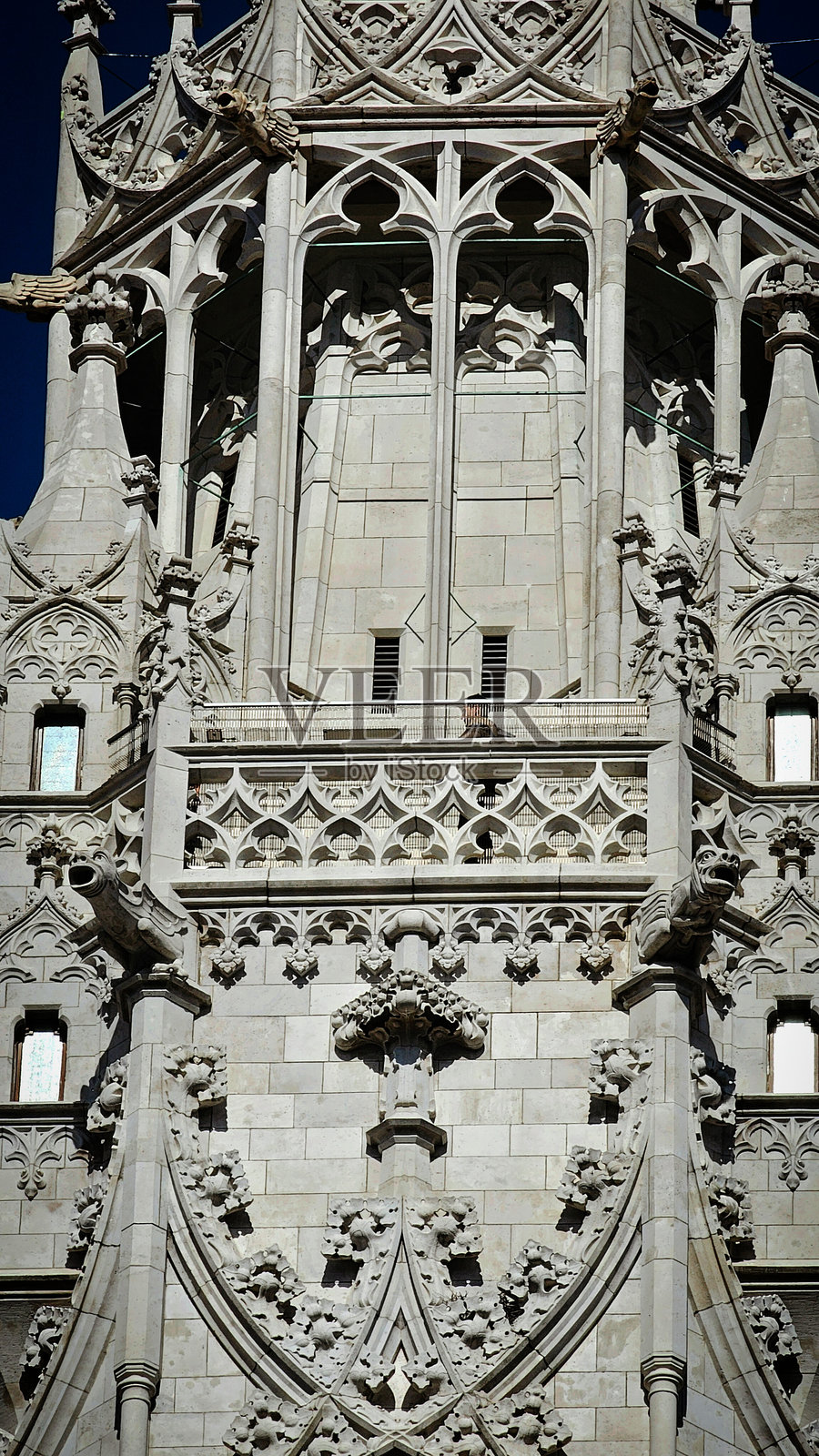 布达佩斯渔人堡的哥特式马提亚斯教堂照片摄影图片