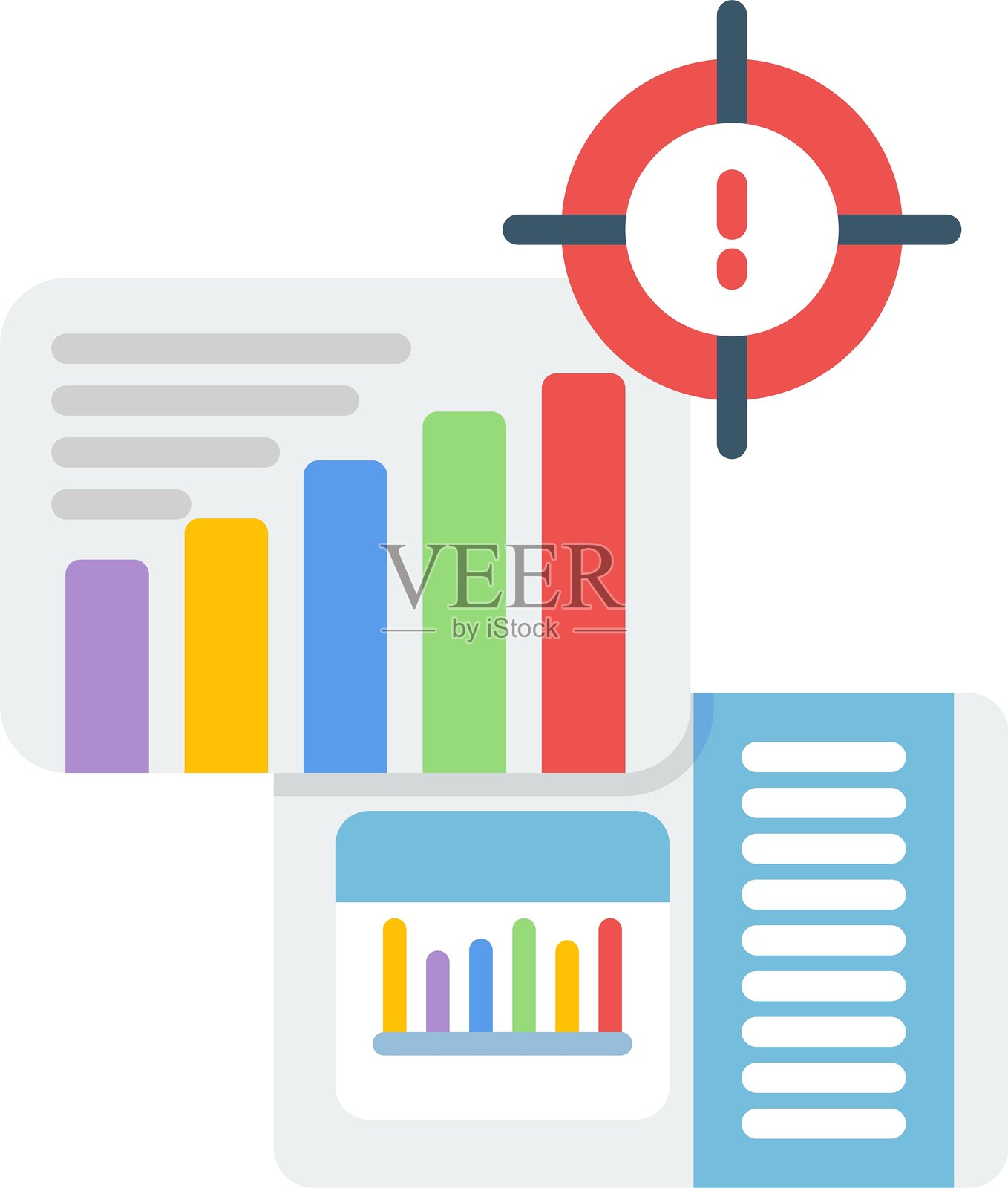 商业问题图标插画图片素材