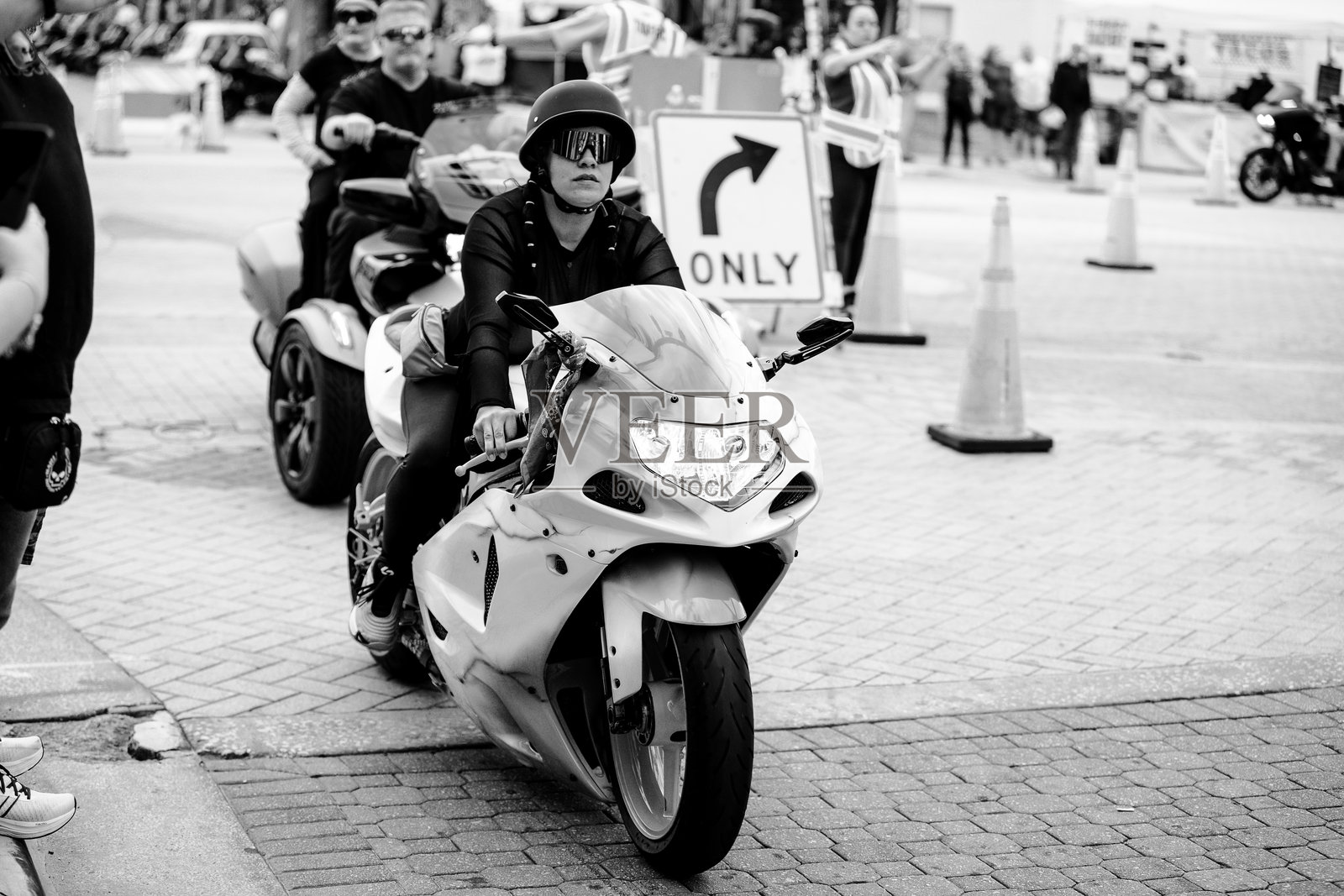 2025年代托纳摩托车周，代托纳海滩，佛罗里达州照片摄影图片