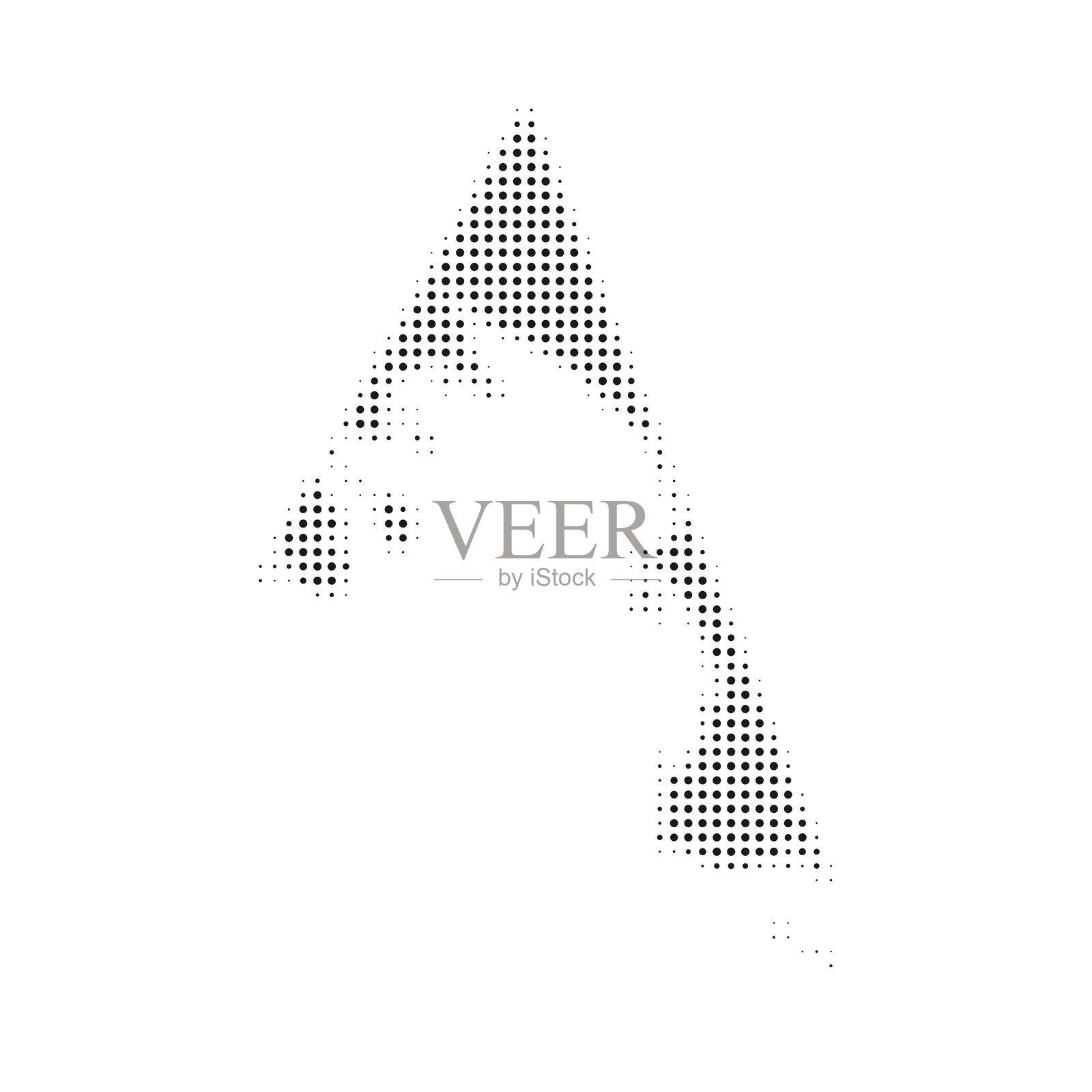 罗斯依赖区的点状地图，背景为白色插画图片素材