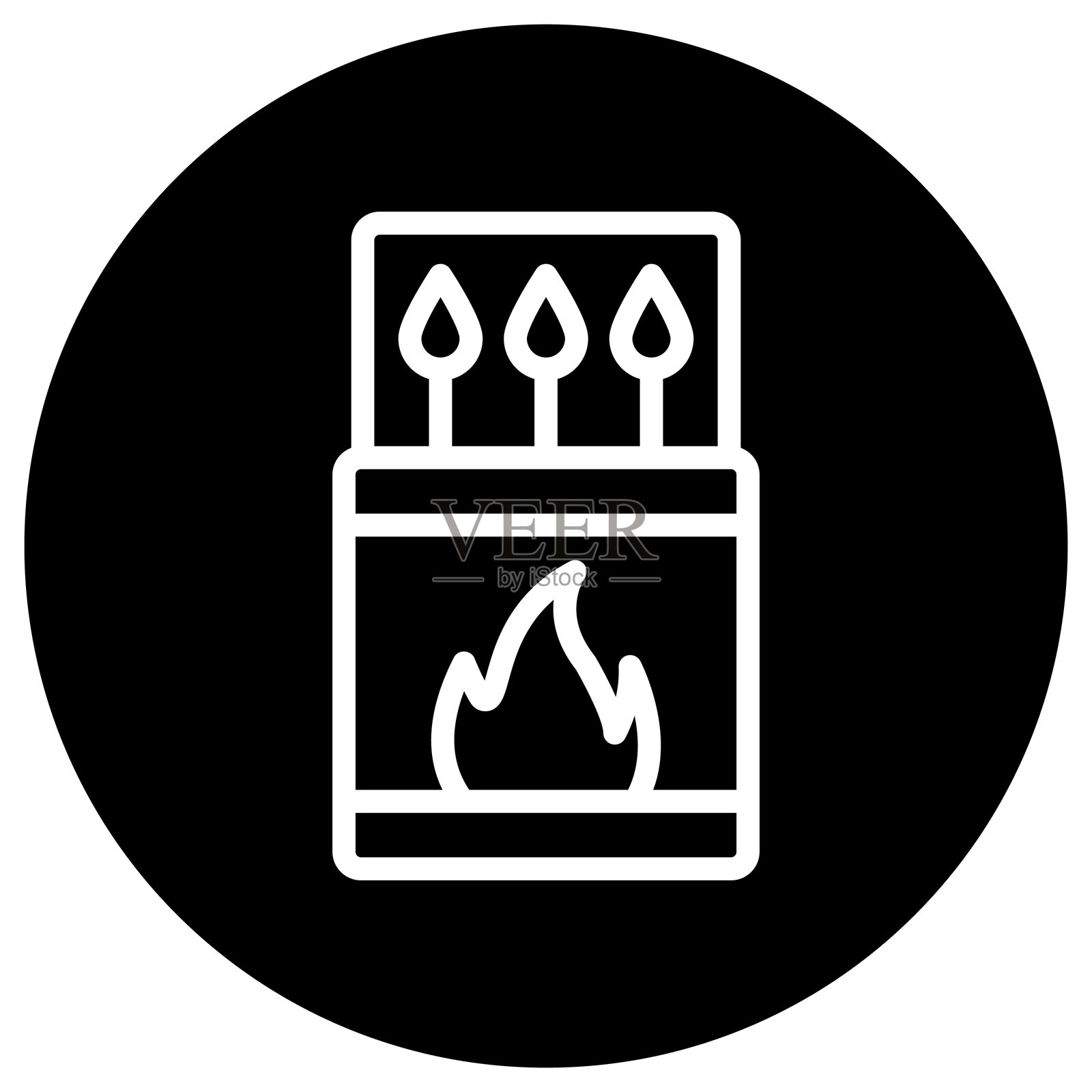 火柴矢量图标设计插图插画图片素材