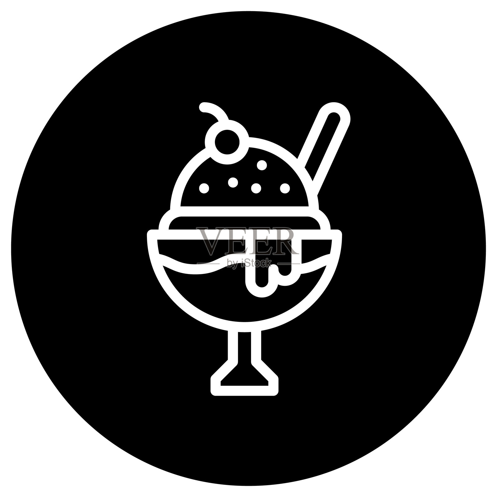 冰淇淋矢量图标设计插图插画图片素材