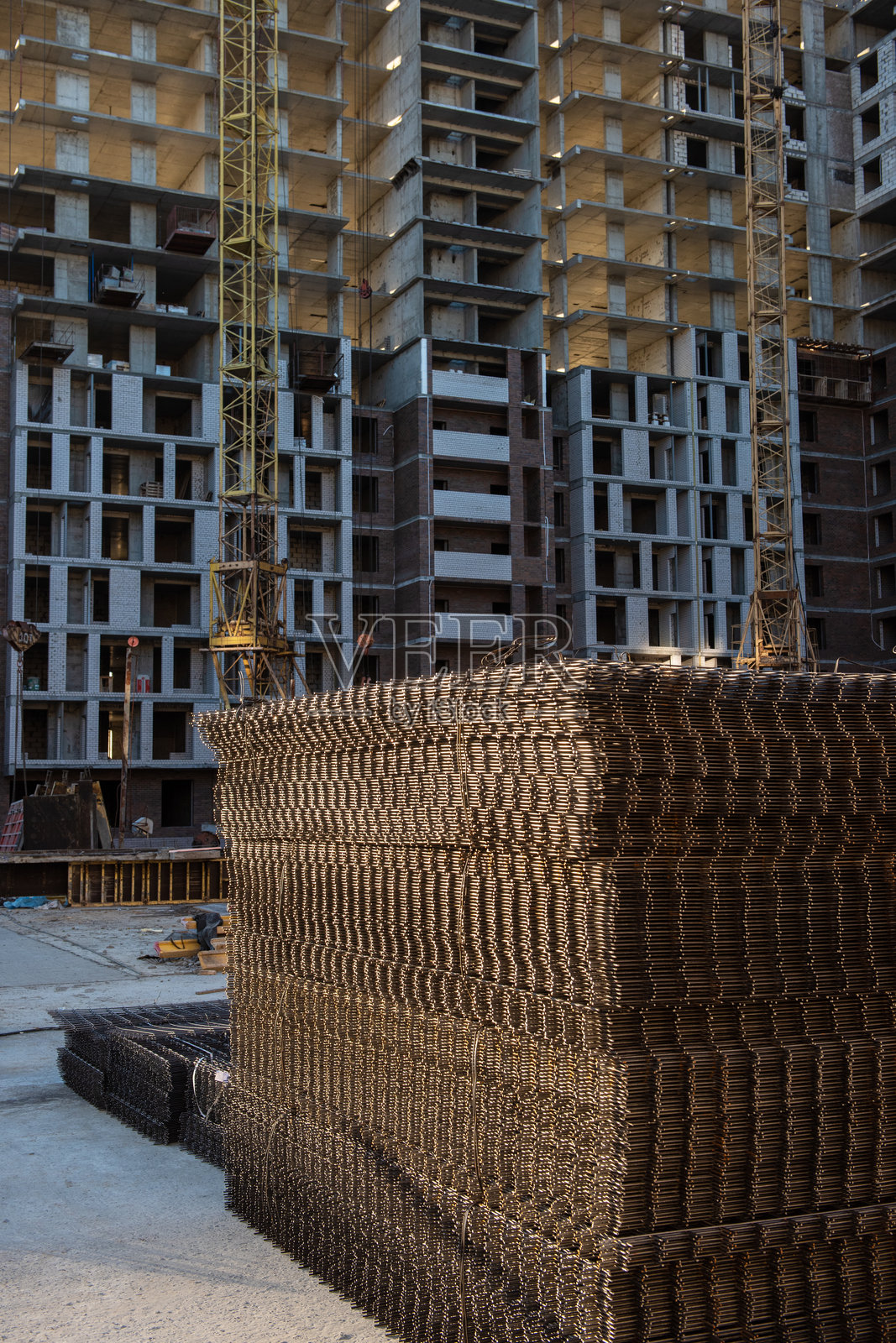 高层公寓建筑工地照片摄影图片