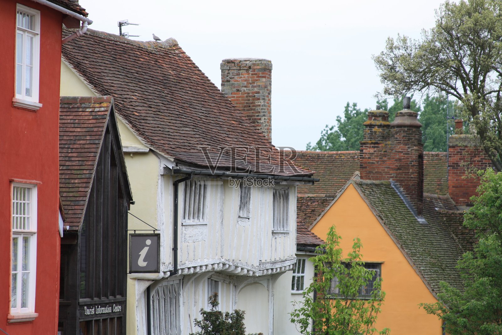 拉文汉姆的色彩斑斓建筑照片摄影图片