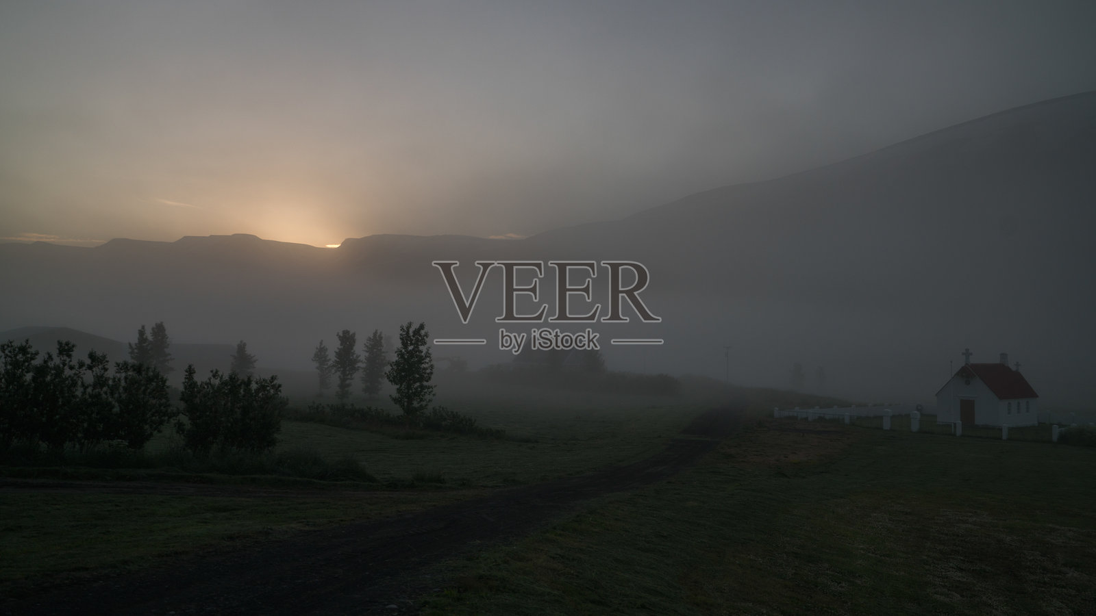 Draflastaðir农场，Fnjóskadalur（冰岛东北部）照片摄影图片