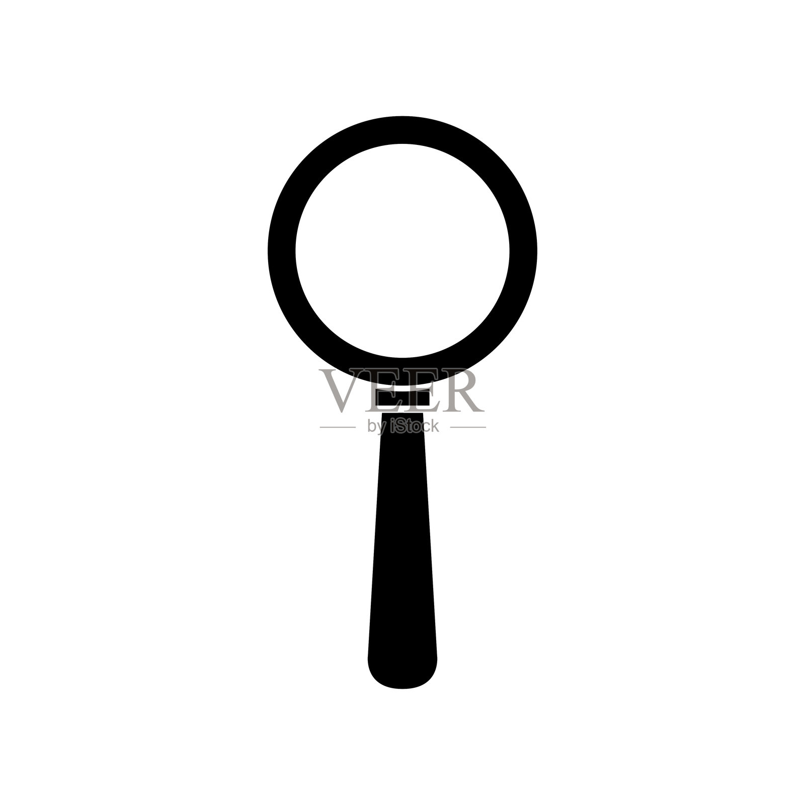 放大镜插画图片素材