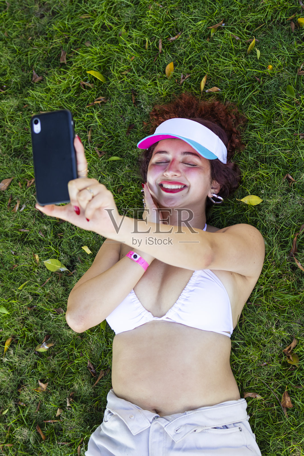 女人自拍照片摄影图片