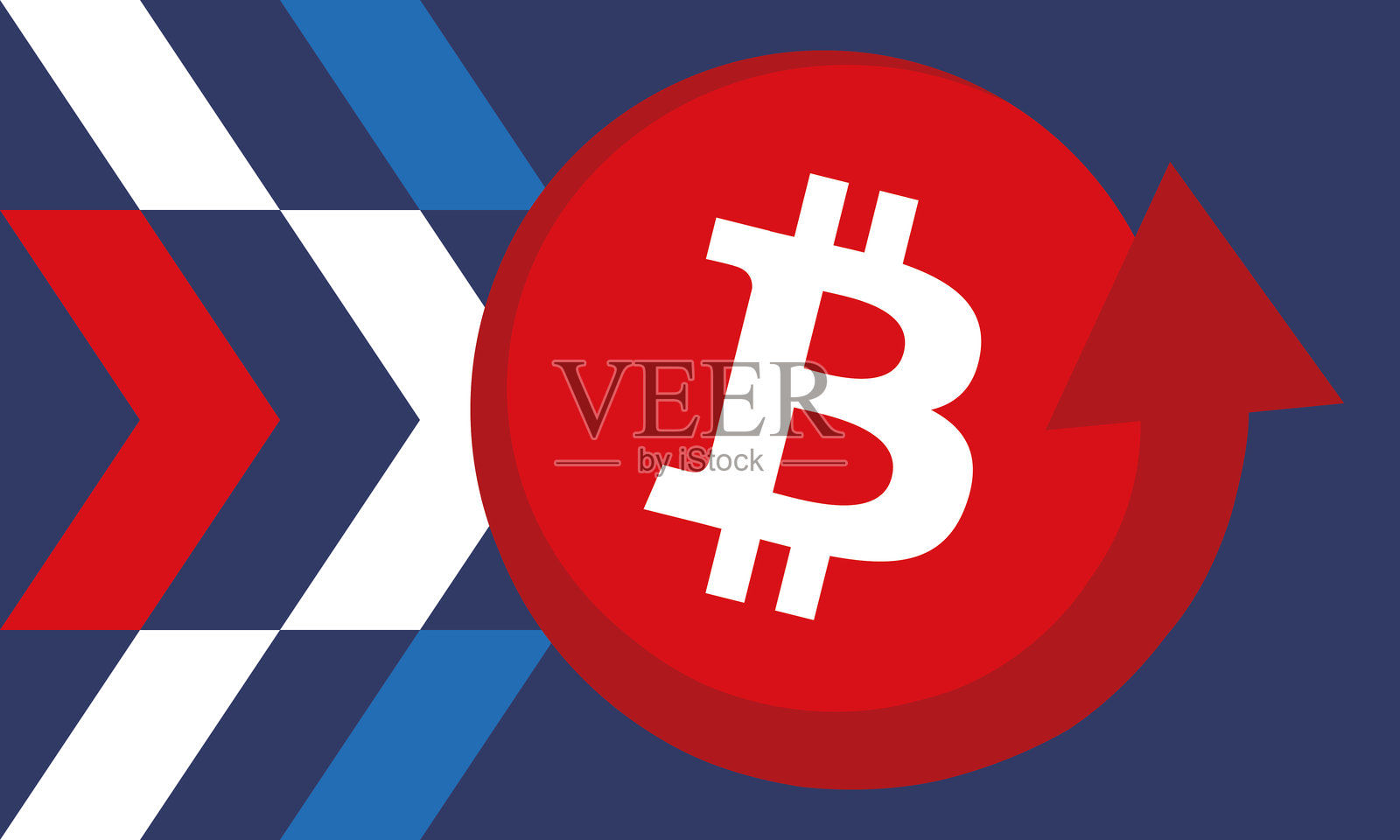 比特币标志。比特币硬币。数字货币。加密交易和投资概念。未来科技。创意艺术。矢量插图。海报插画图片素材