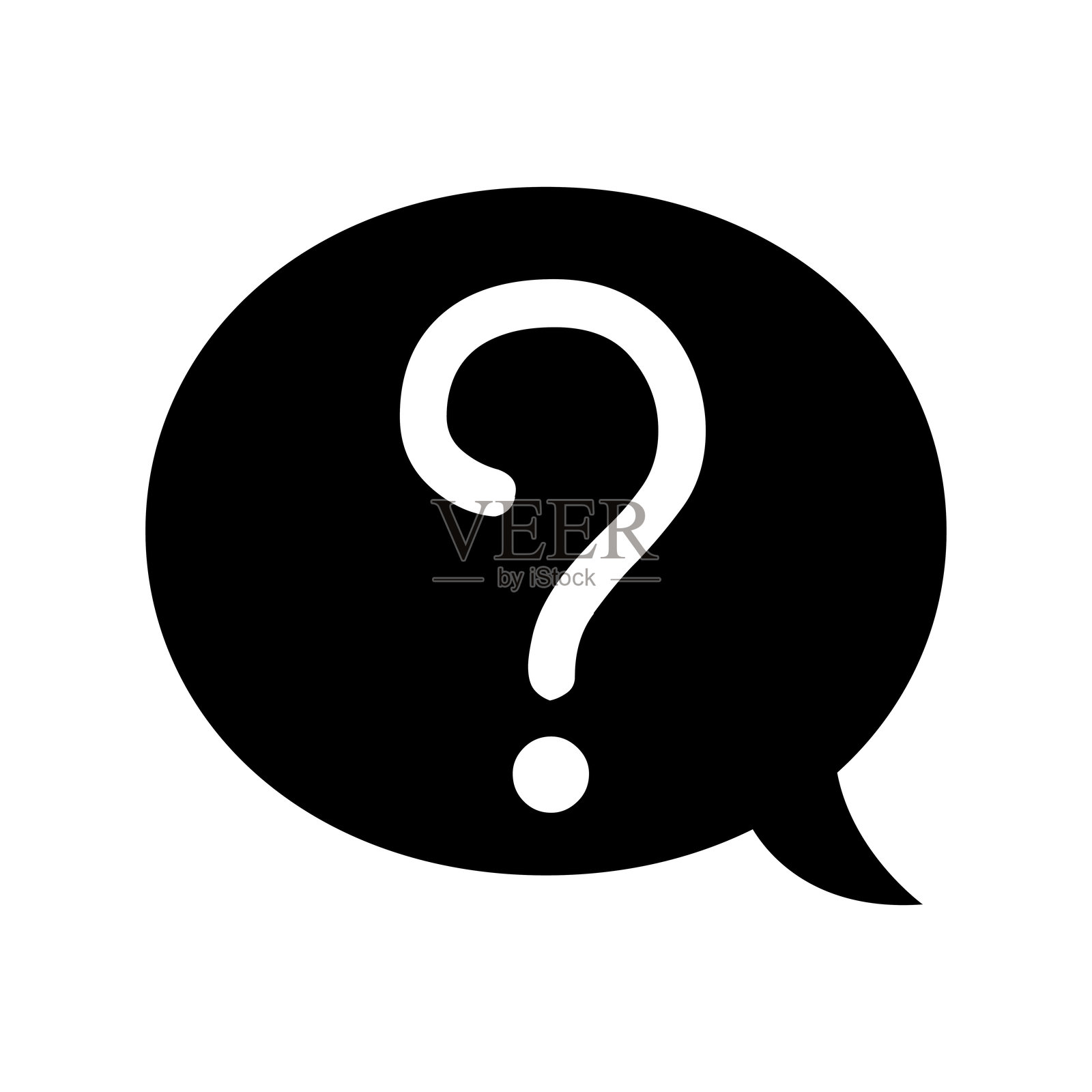 问号图标插画图片素材