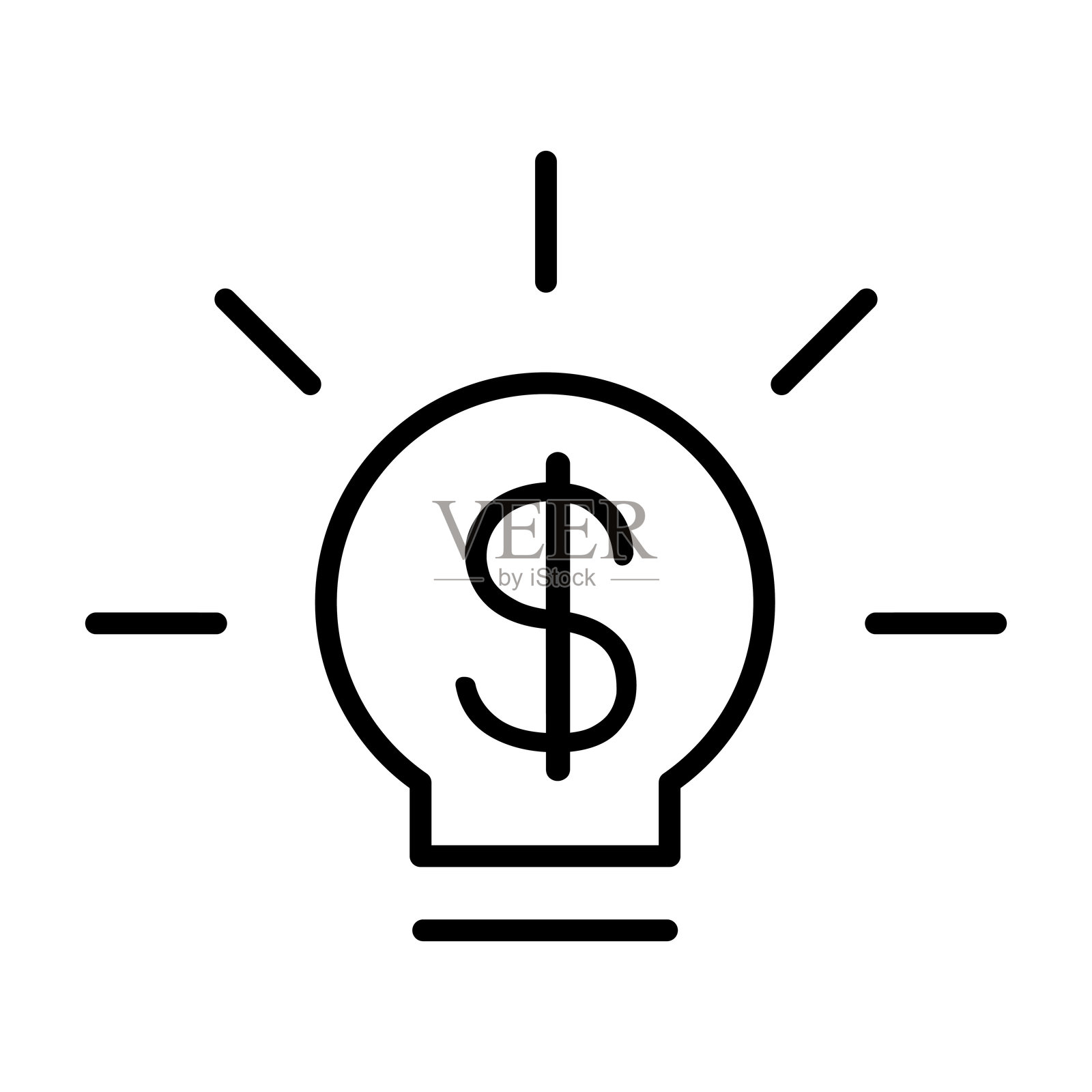 投资理念图标插画图片素材