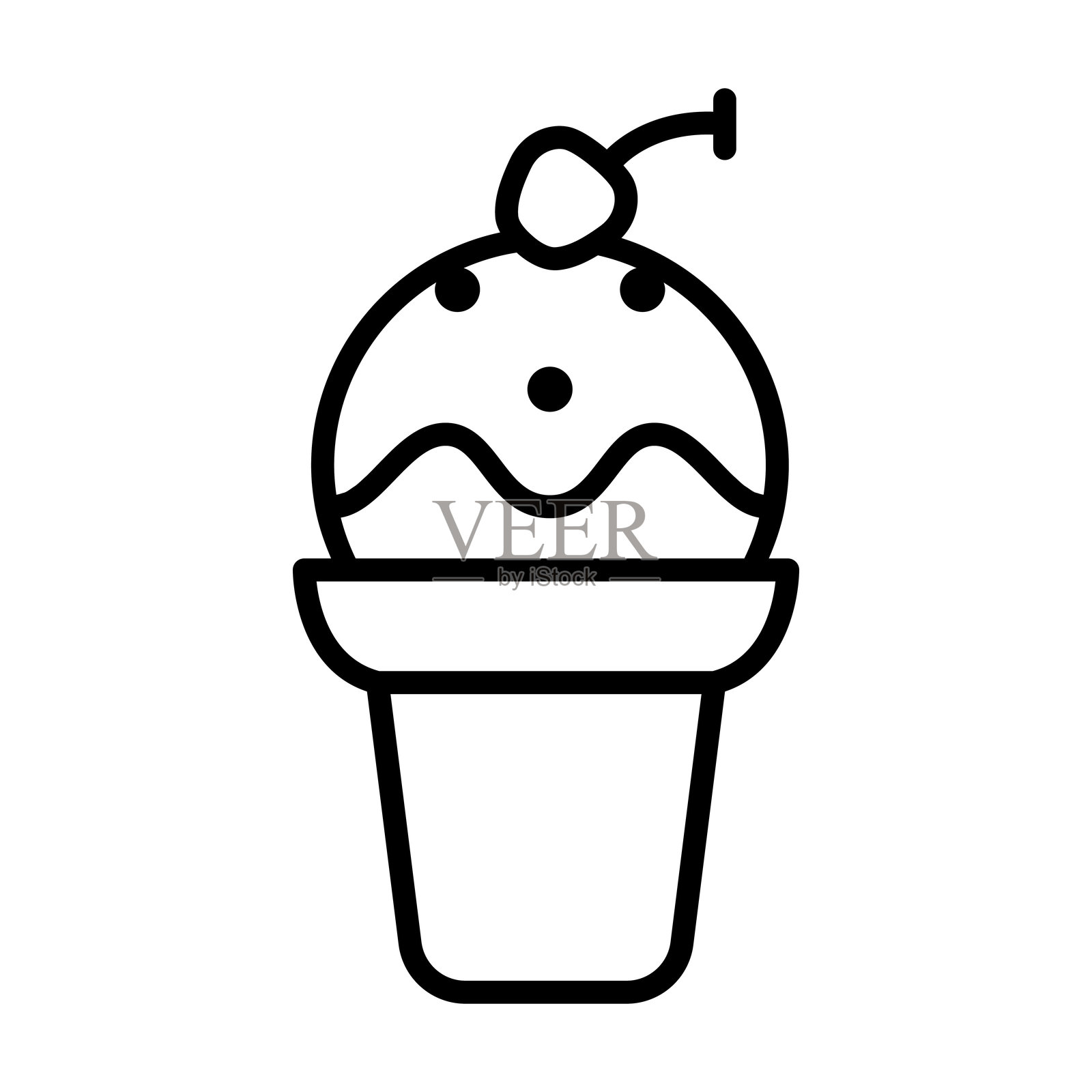 冰淇淋图标插画图片素材