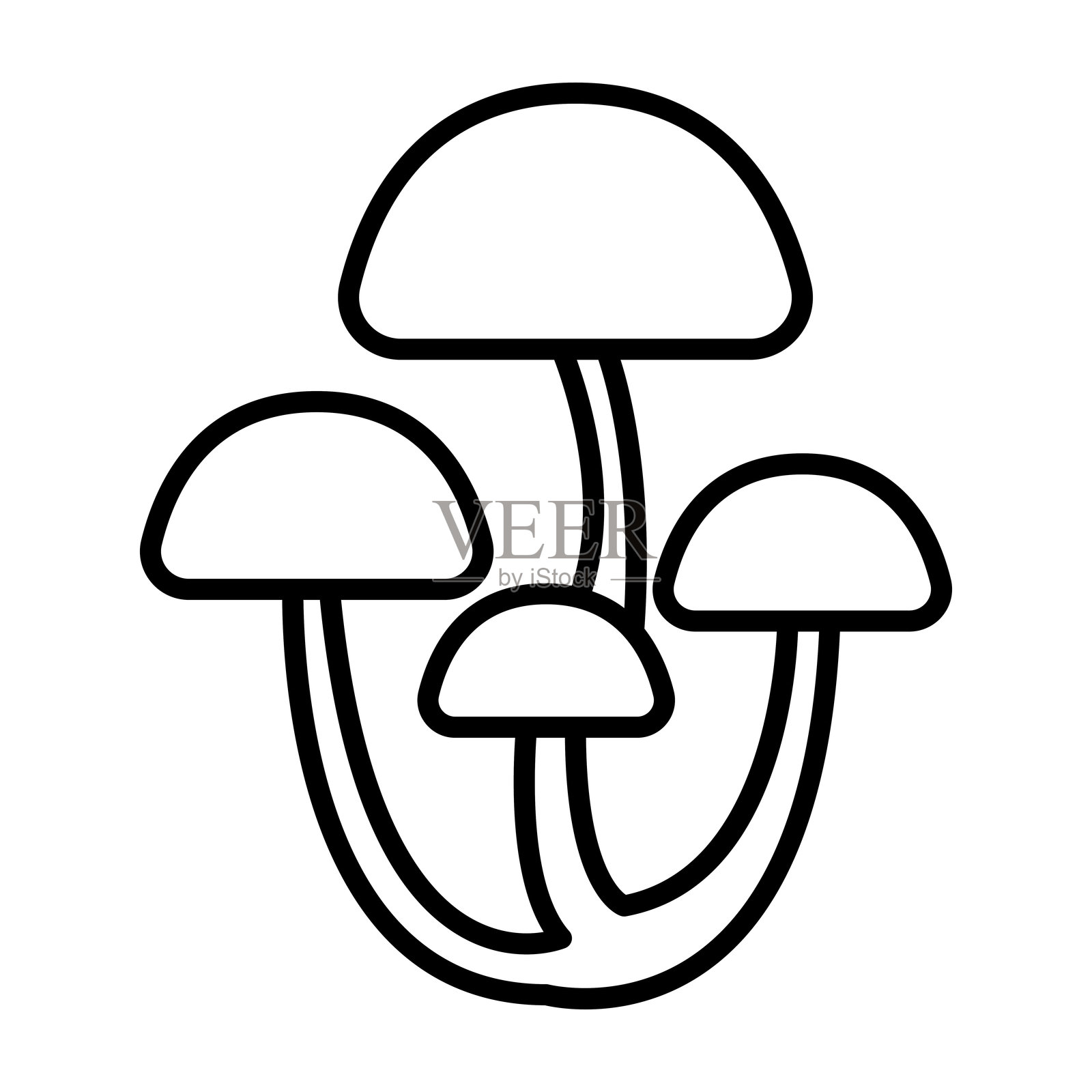 蘑菇图标插画图片素材