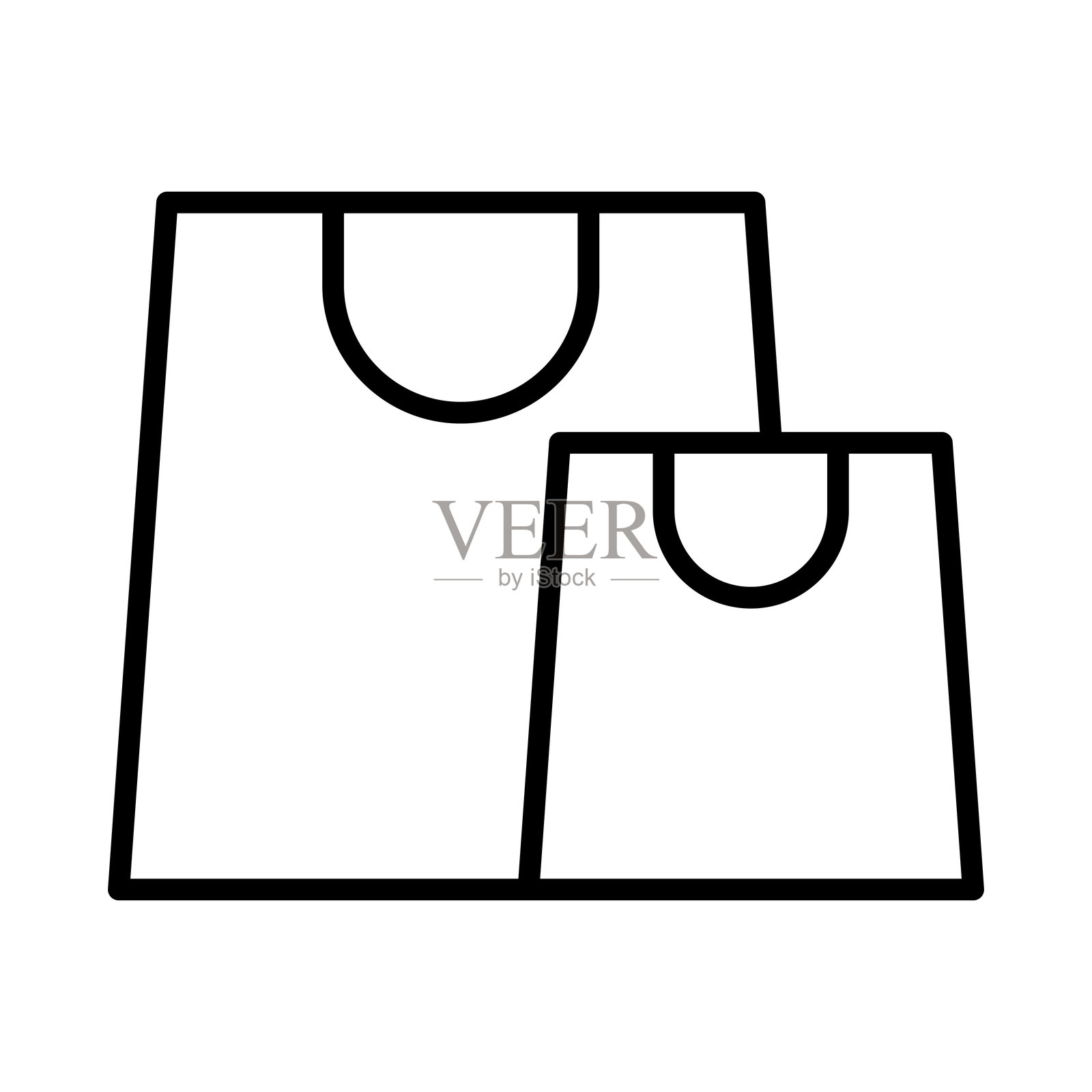 购物袋图标插画图片素材