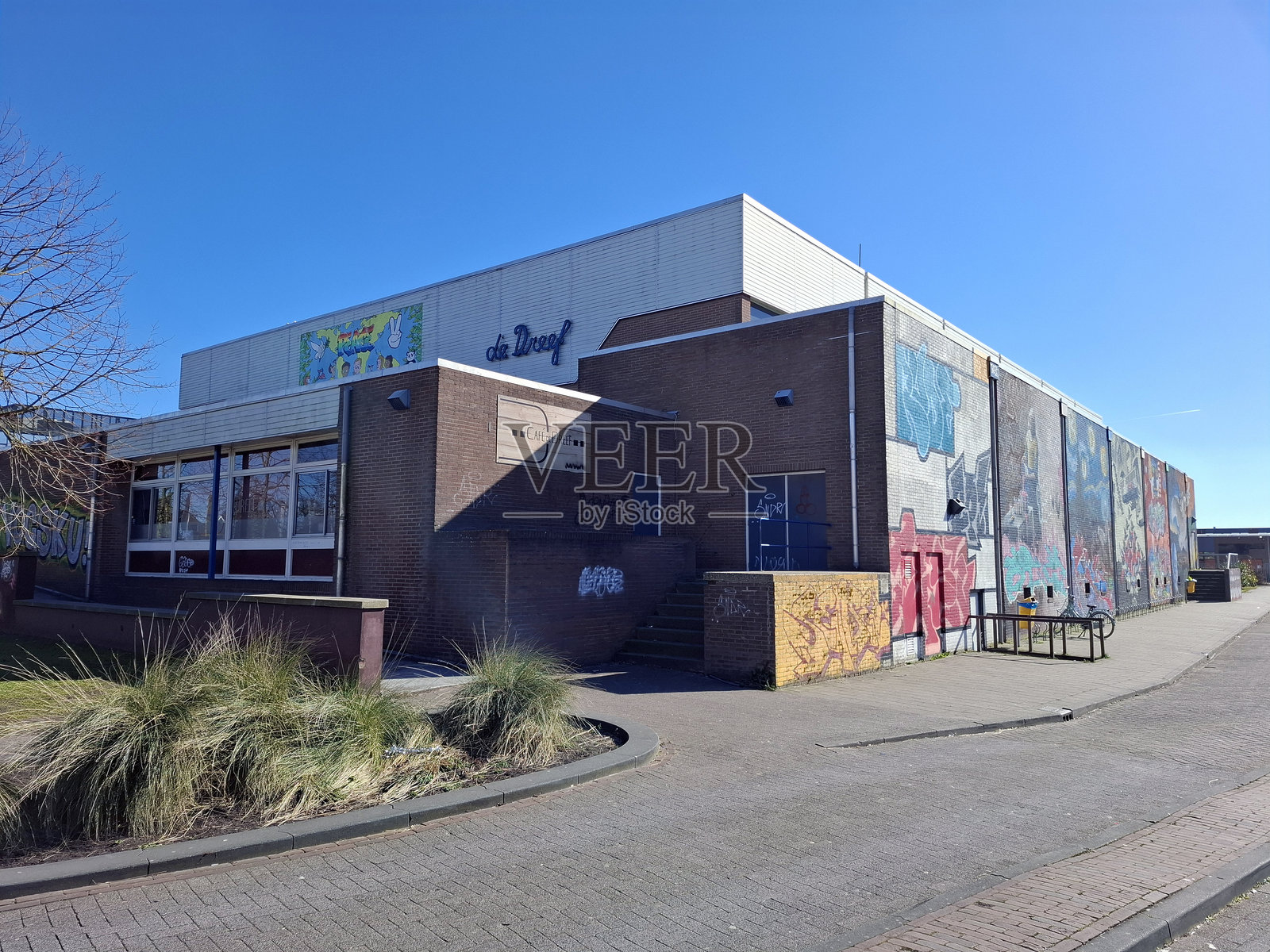 瓦丁克维恩中心的德德里夫室内体育中心照片摄影图片