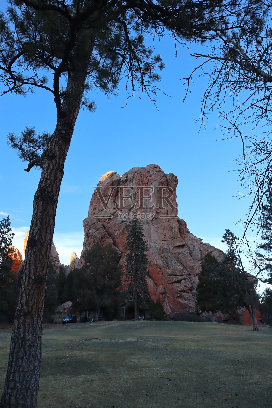 日落岩石 formations照片摄影图片