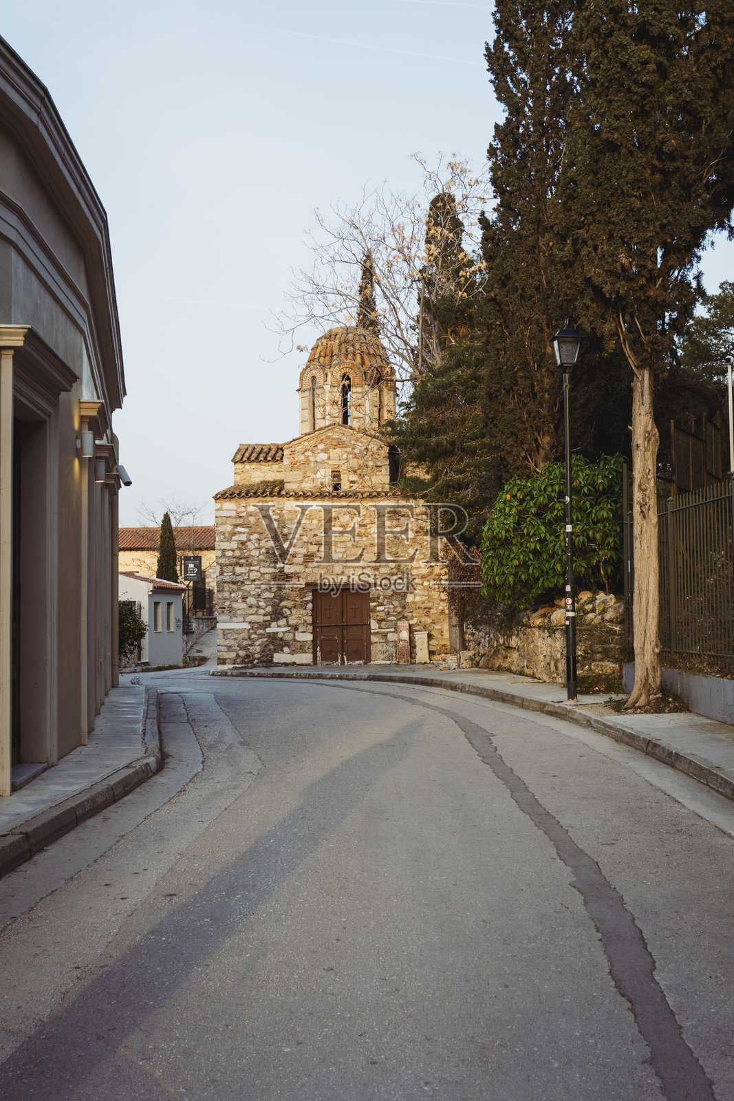 雅典普拉卡的拍摄景观照片摄影图片