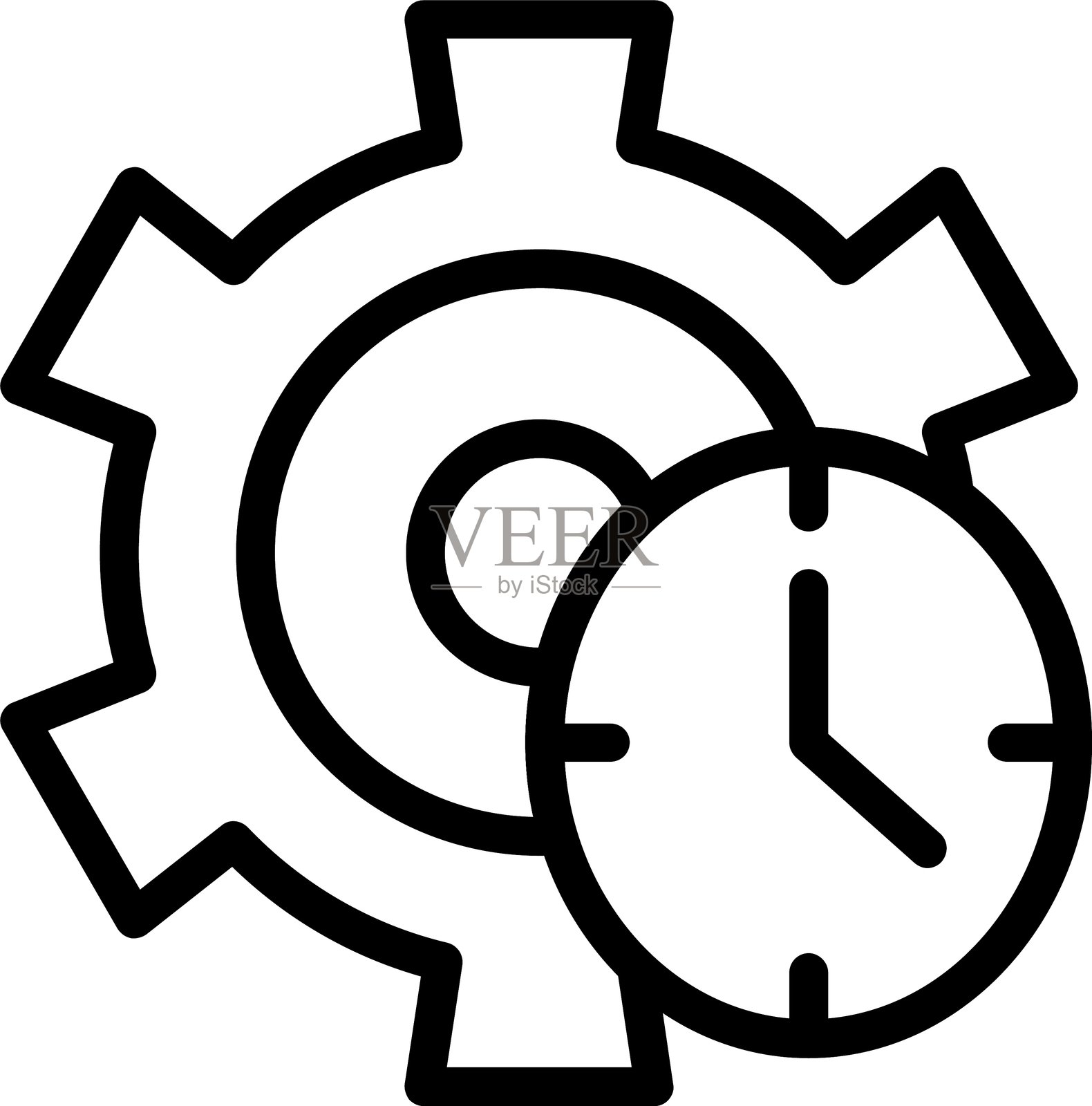 时间利用率插画图片素材