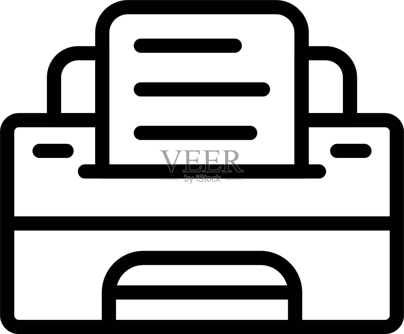 打印机插画图片素材