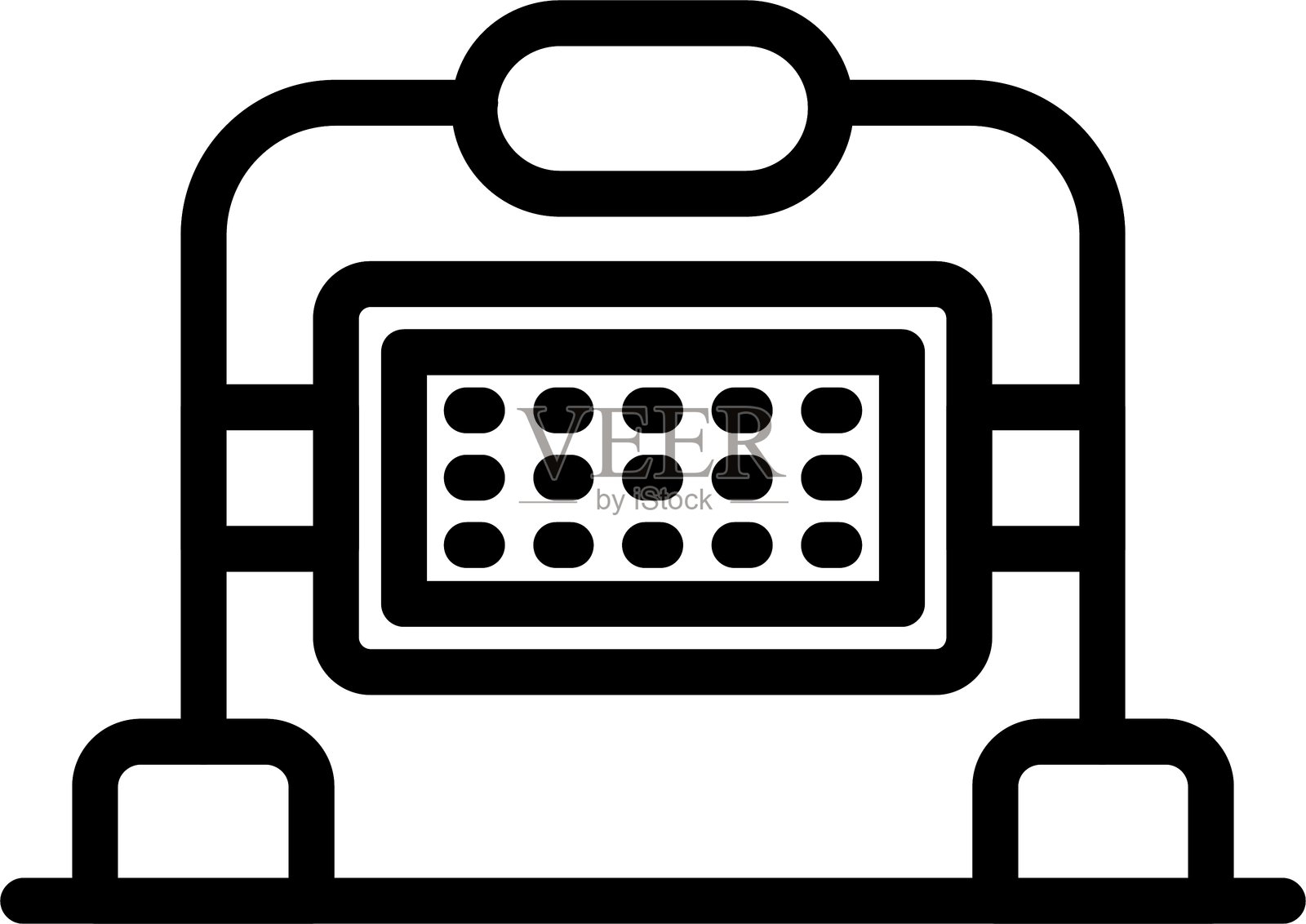 工作灯插画图片素材