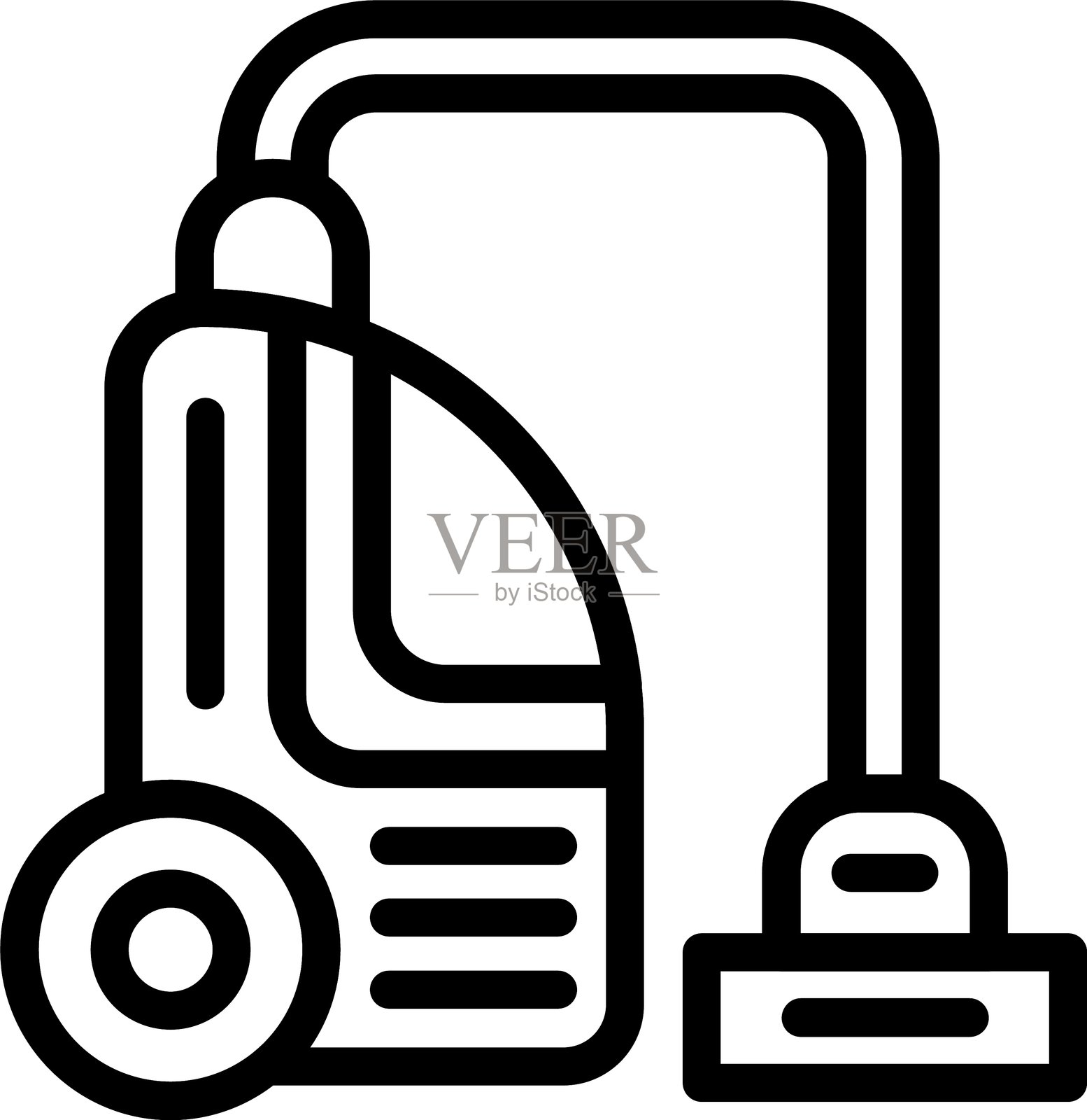 吸尘器插画图片素材