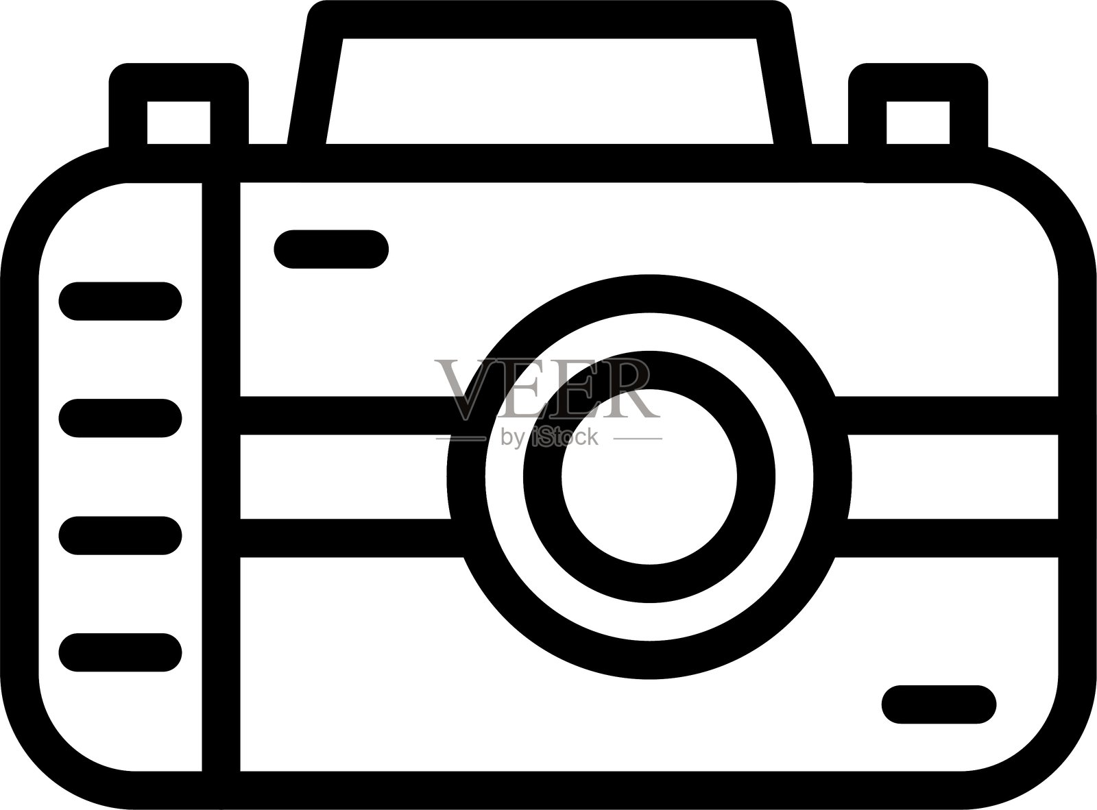 数码相机插画图片素材