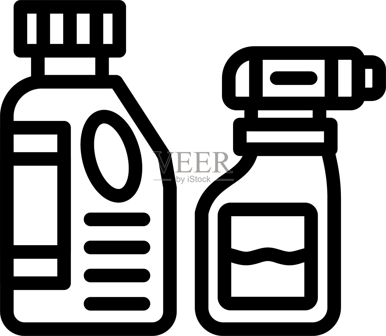 清洁剂插画图片素材