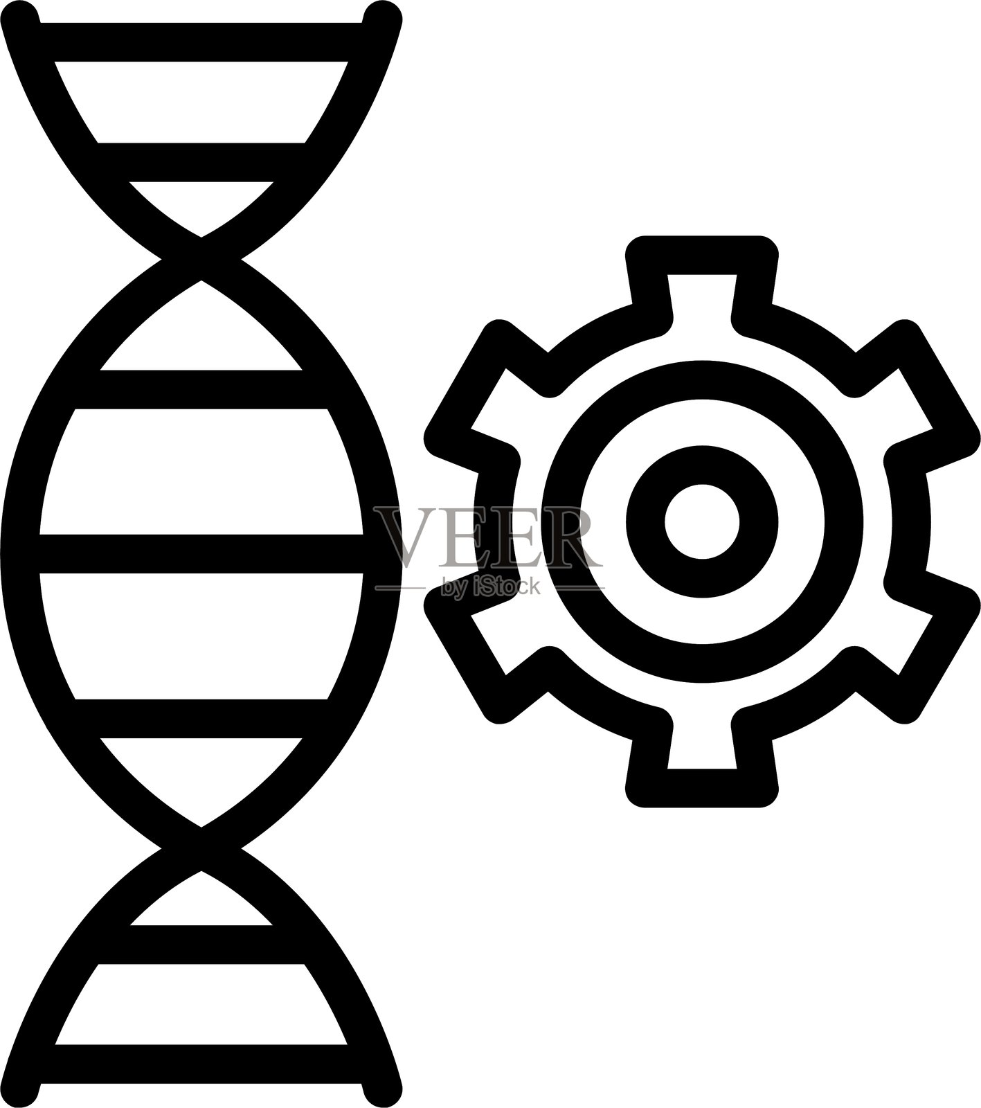 基因工程插画图片素材