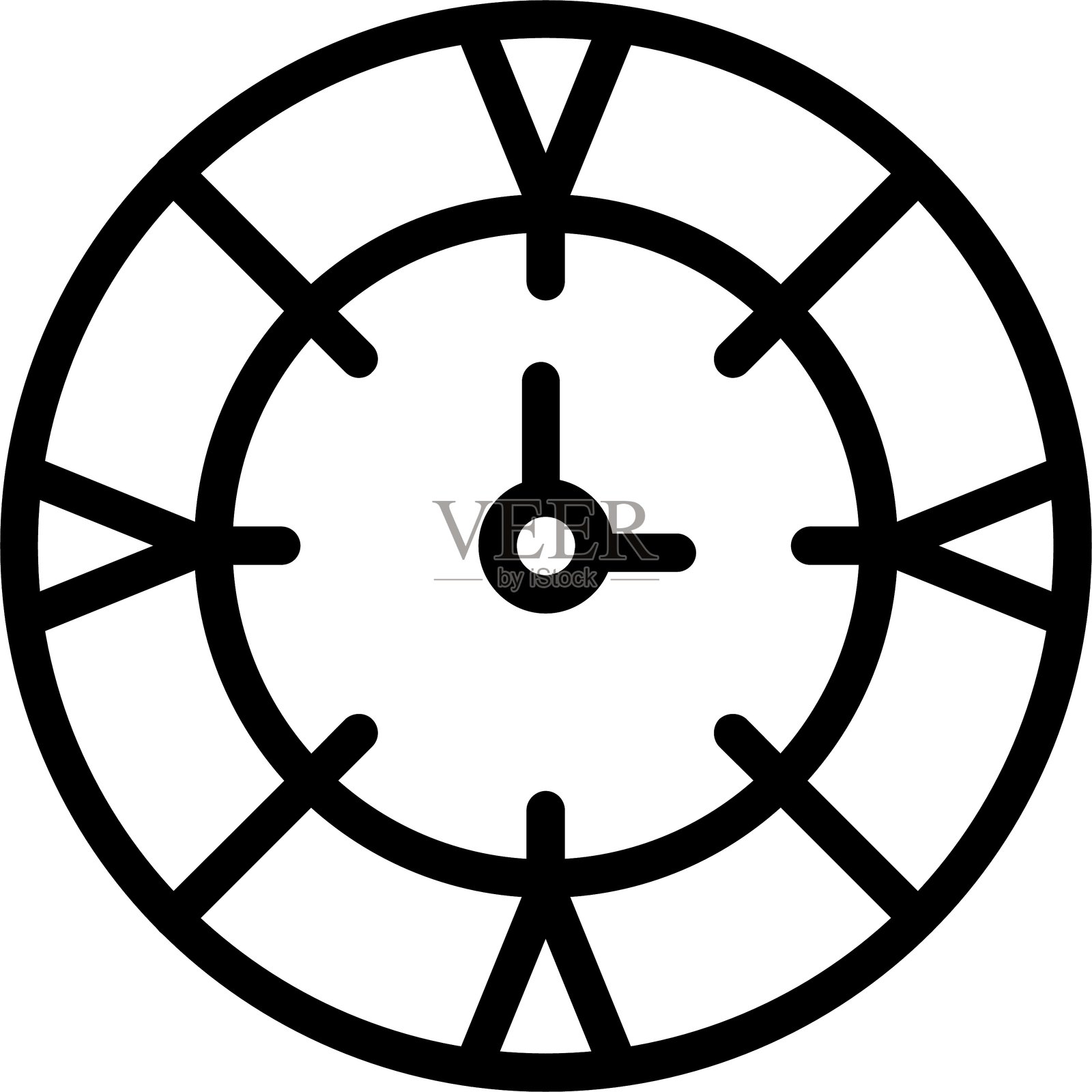 时钟插画图片素材