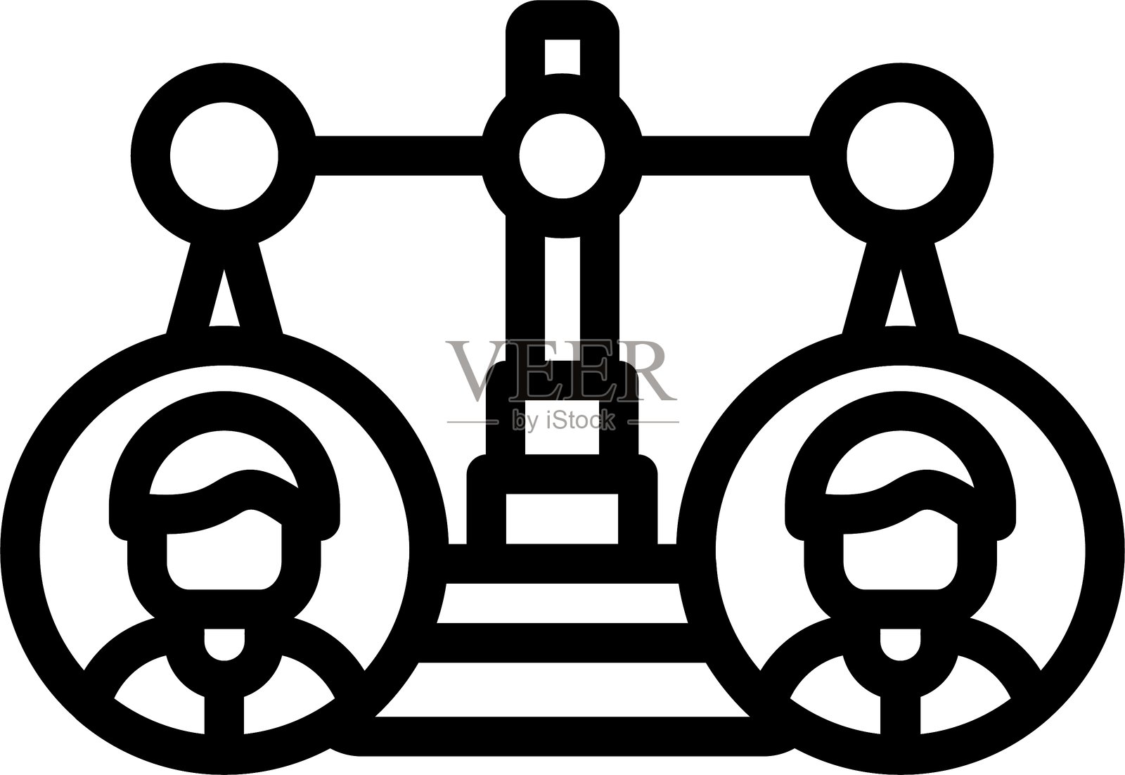 法律系统插画图片素材