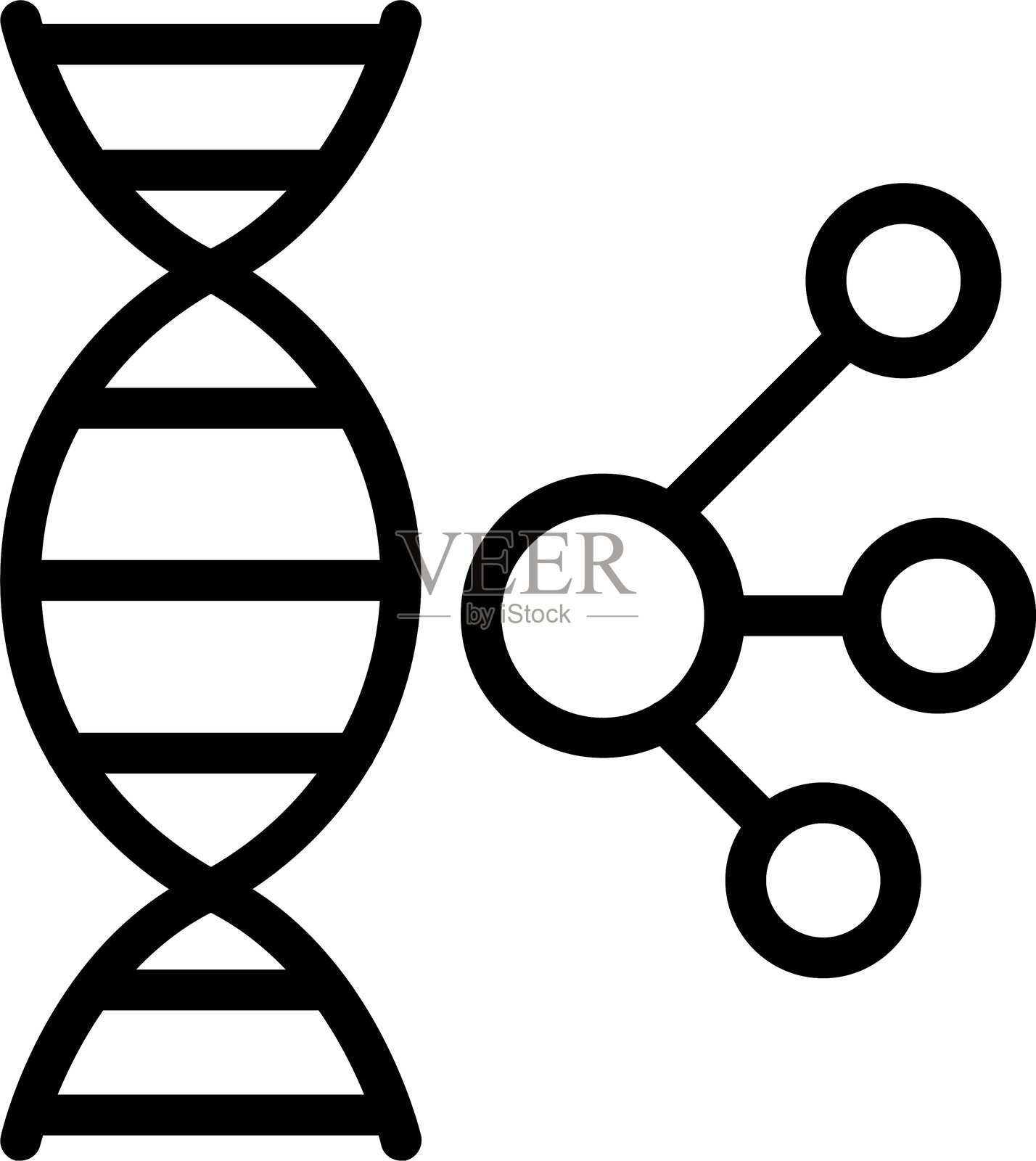 遗传进展插画图片素材