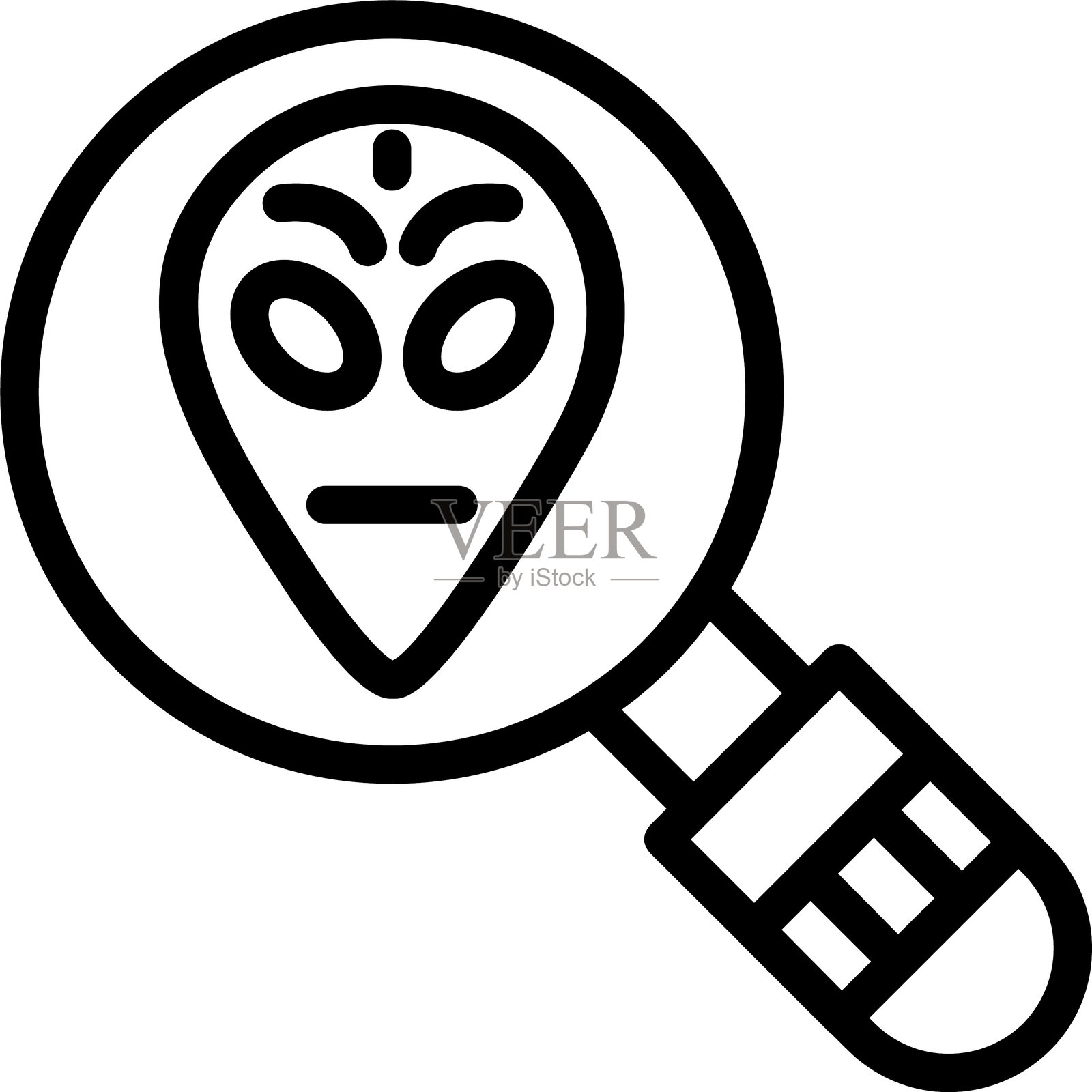 外星人研究插画图片素材