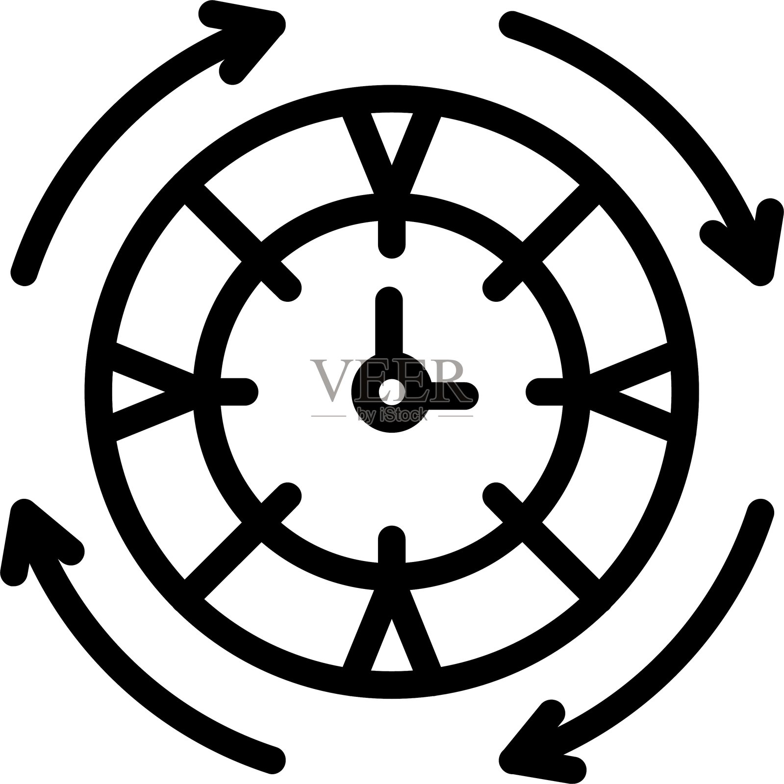 时间技巧插画图片素材