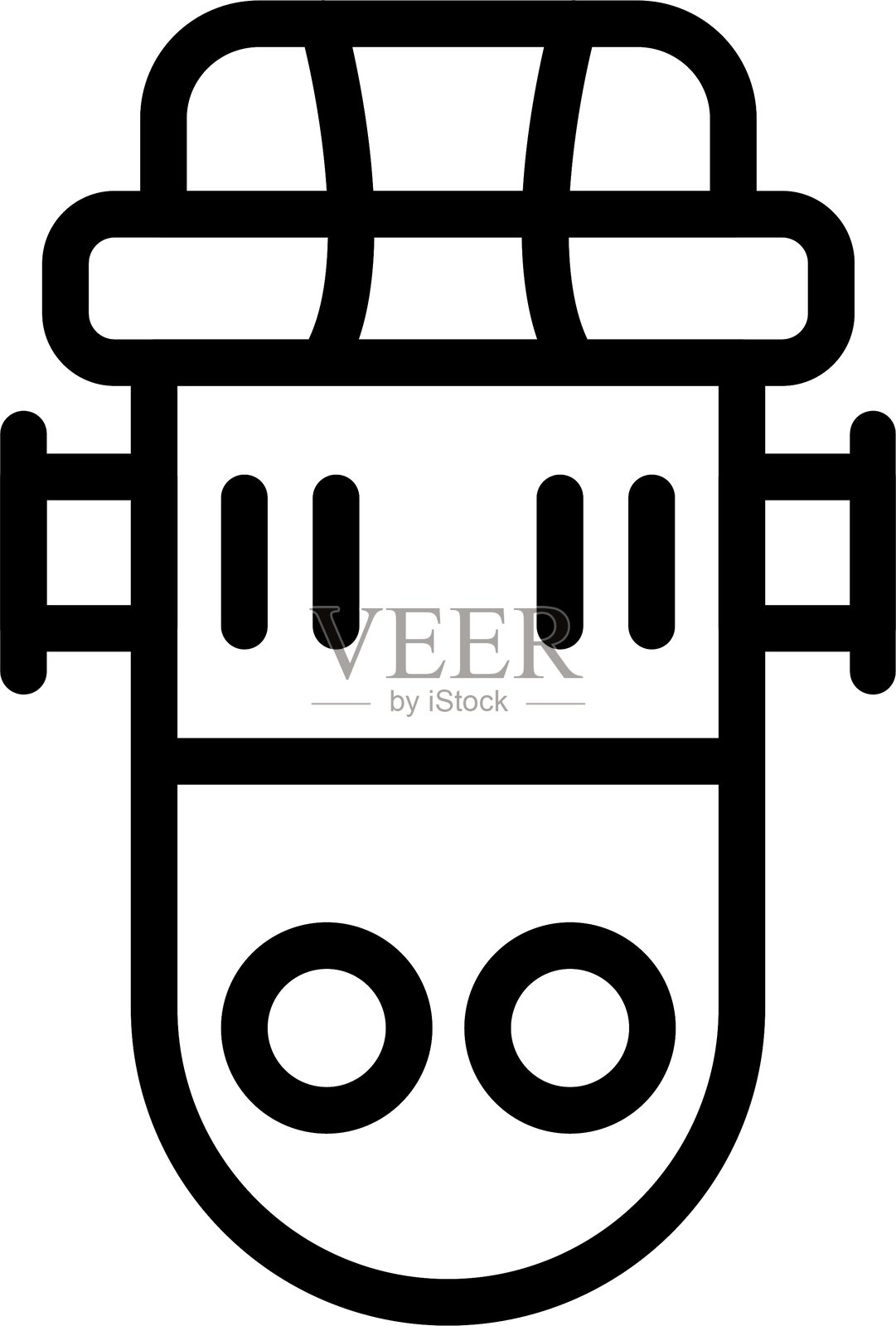 反应堆容器插画图片素材