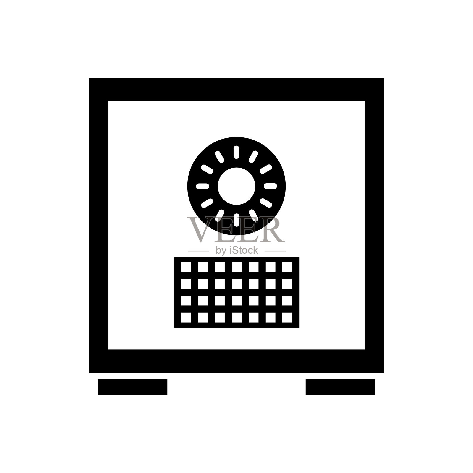 安全插画图片素材