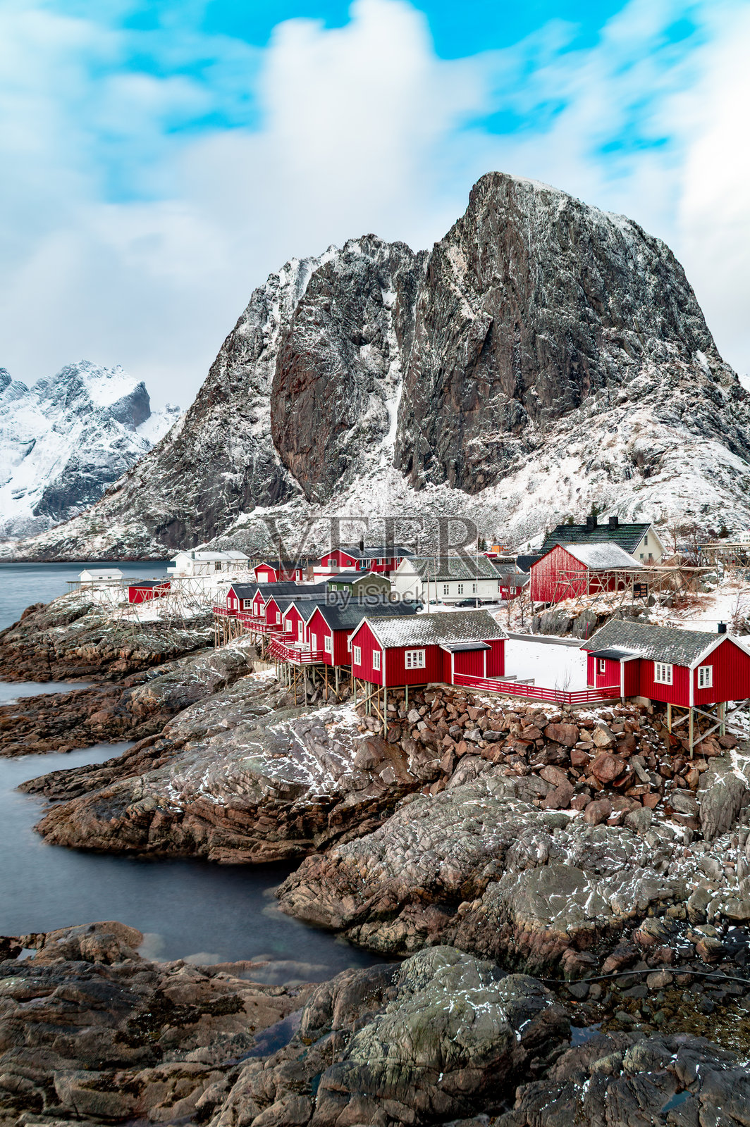 挪威北部的冬季照片摄影图片