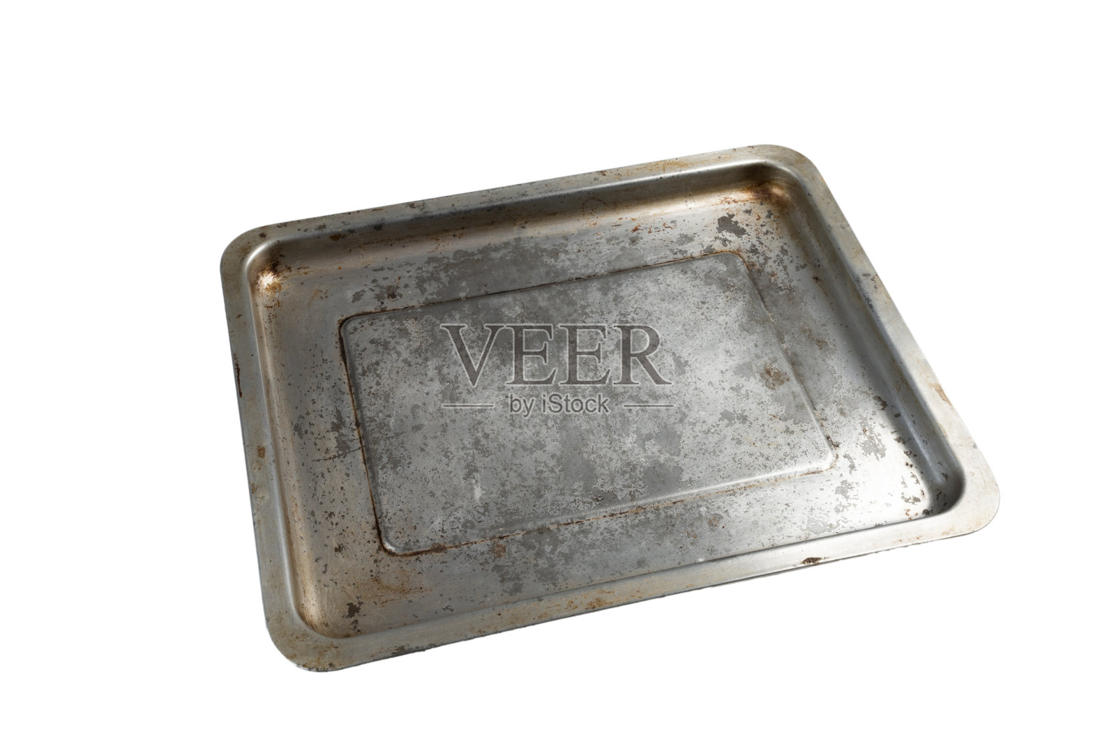 旧的肮脏且划伤的平底锅照片摄影图片