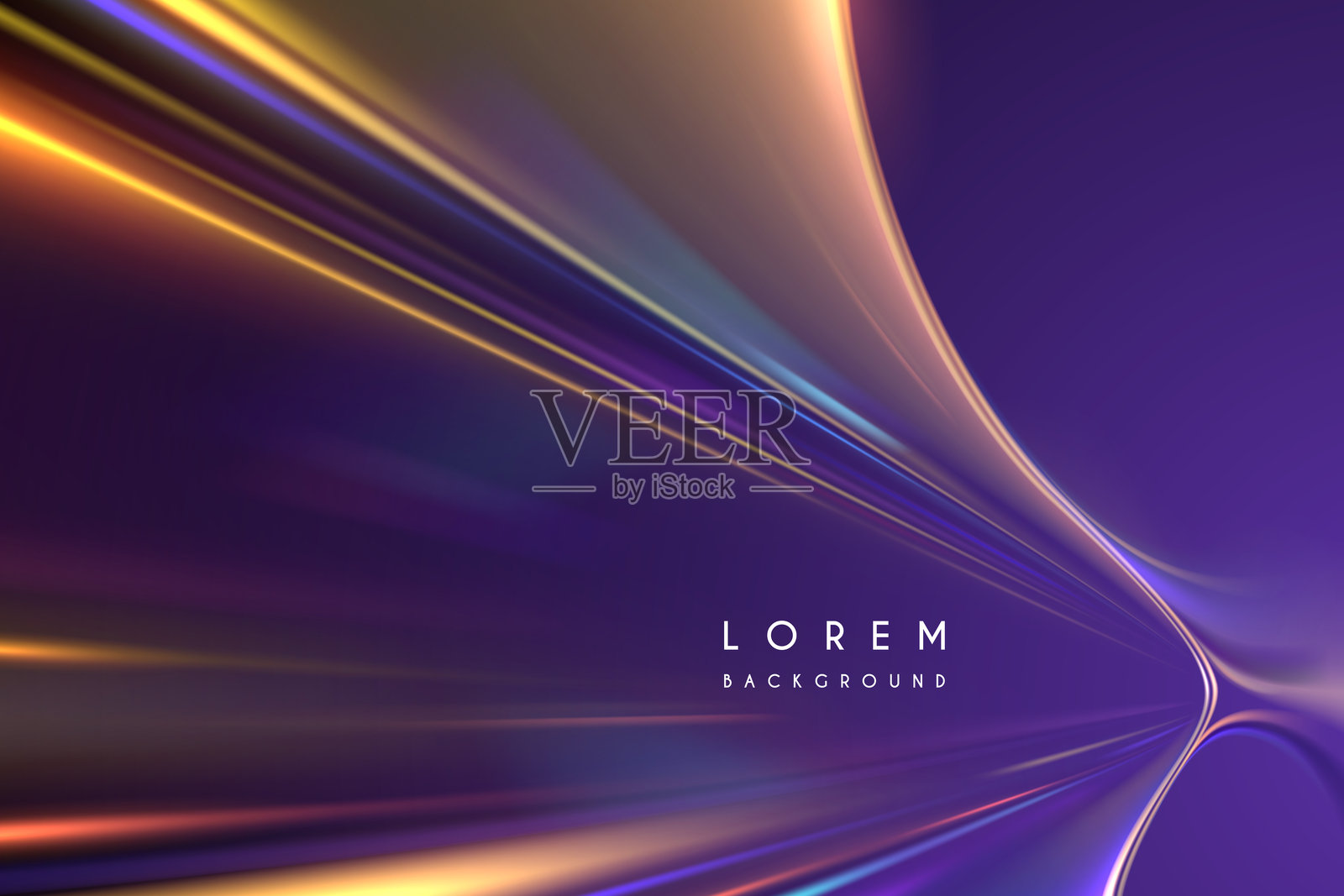 抽象霓虹灯运动线背景插画图片素材