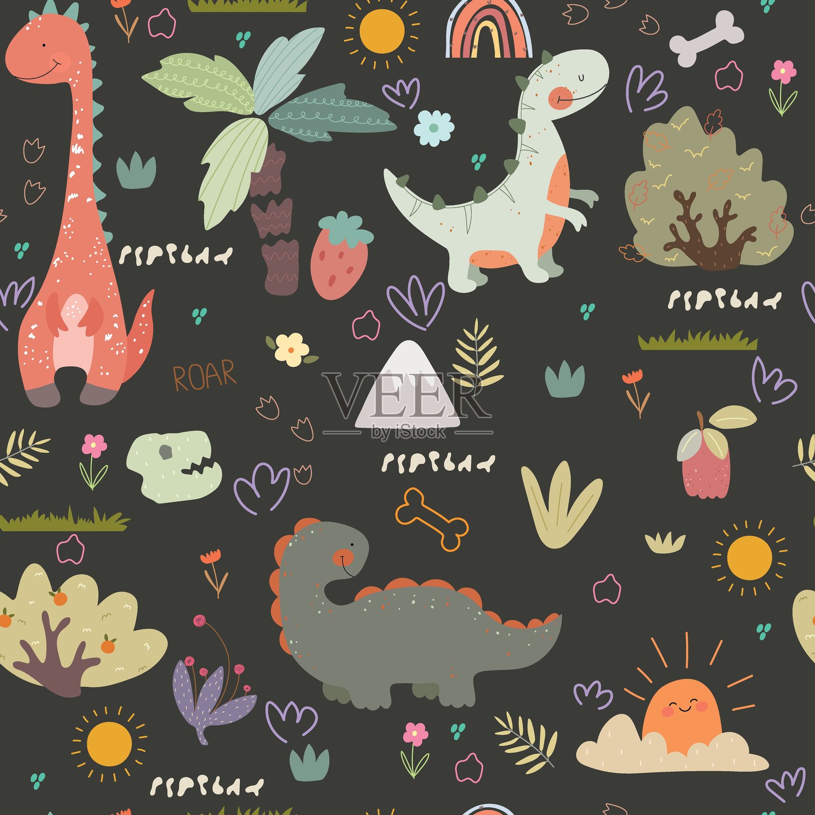 恐龙 44-3  2插画图片素材