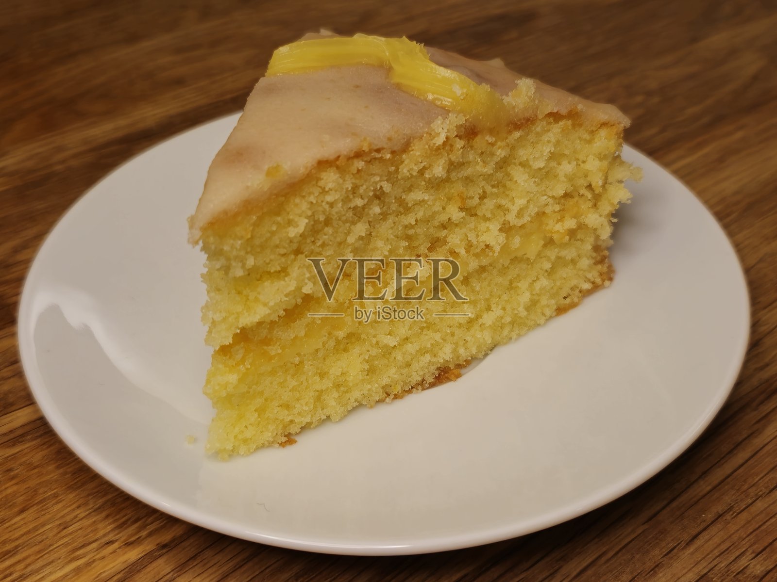 柠檬蛋糕，格拉斯哥，苏格兰照片摄影图片