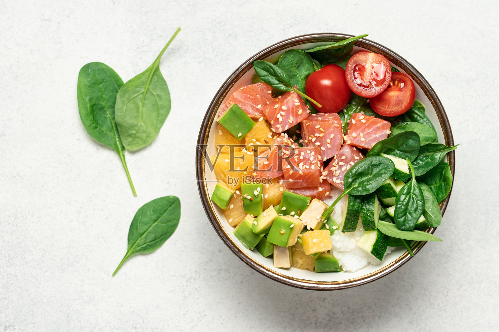 波奇碗，健康饮食照片摄影图片