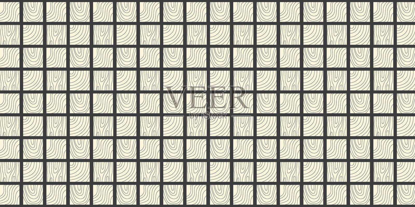 带有内部线条的方形抽象图案插画图片素材