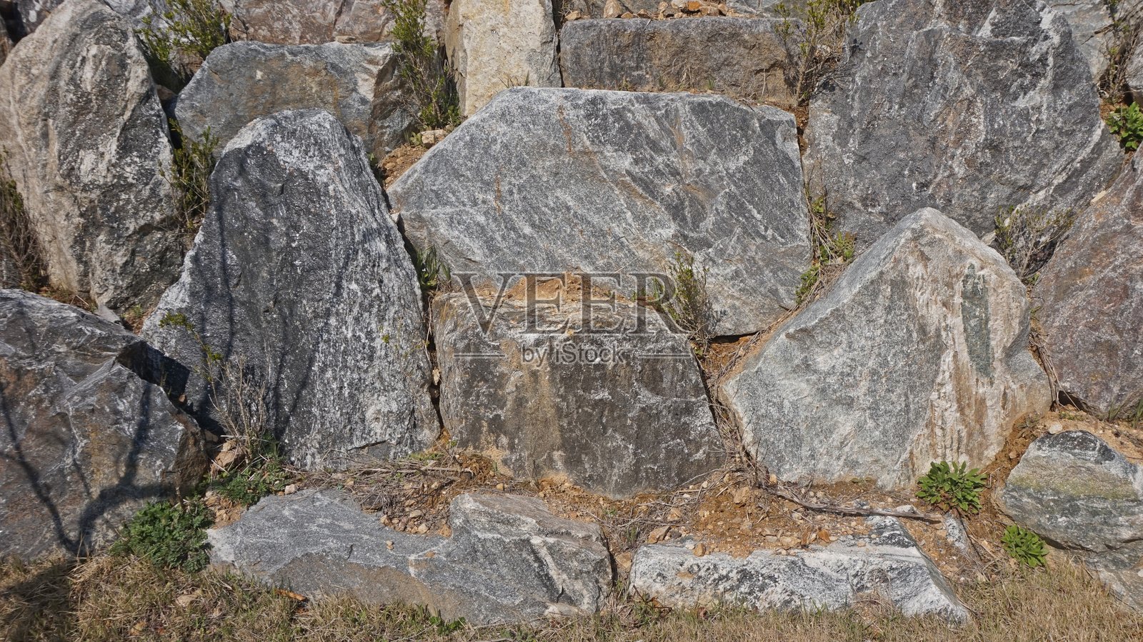 耐用的石墙用于户外景观设计照片摄影图片