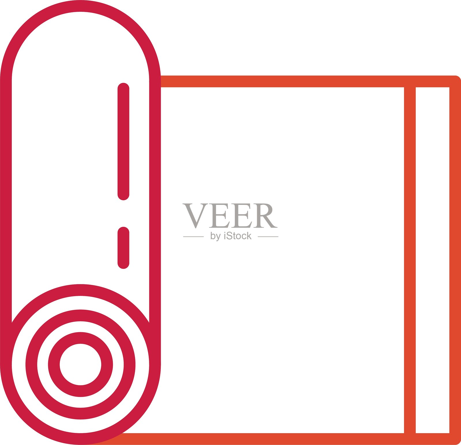 健身垫图标插画图片素材